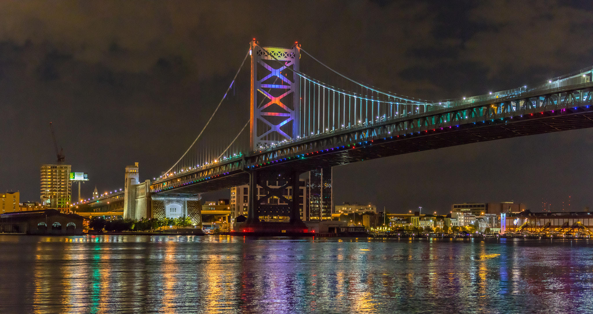 Canon EOS 760D (EOS Rebel T6s / EOS 8000D) sample photo. Ben franklin bridge photography