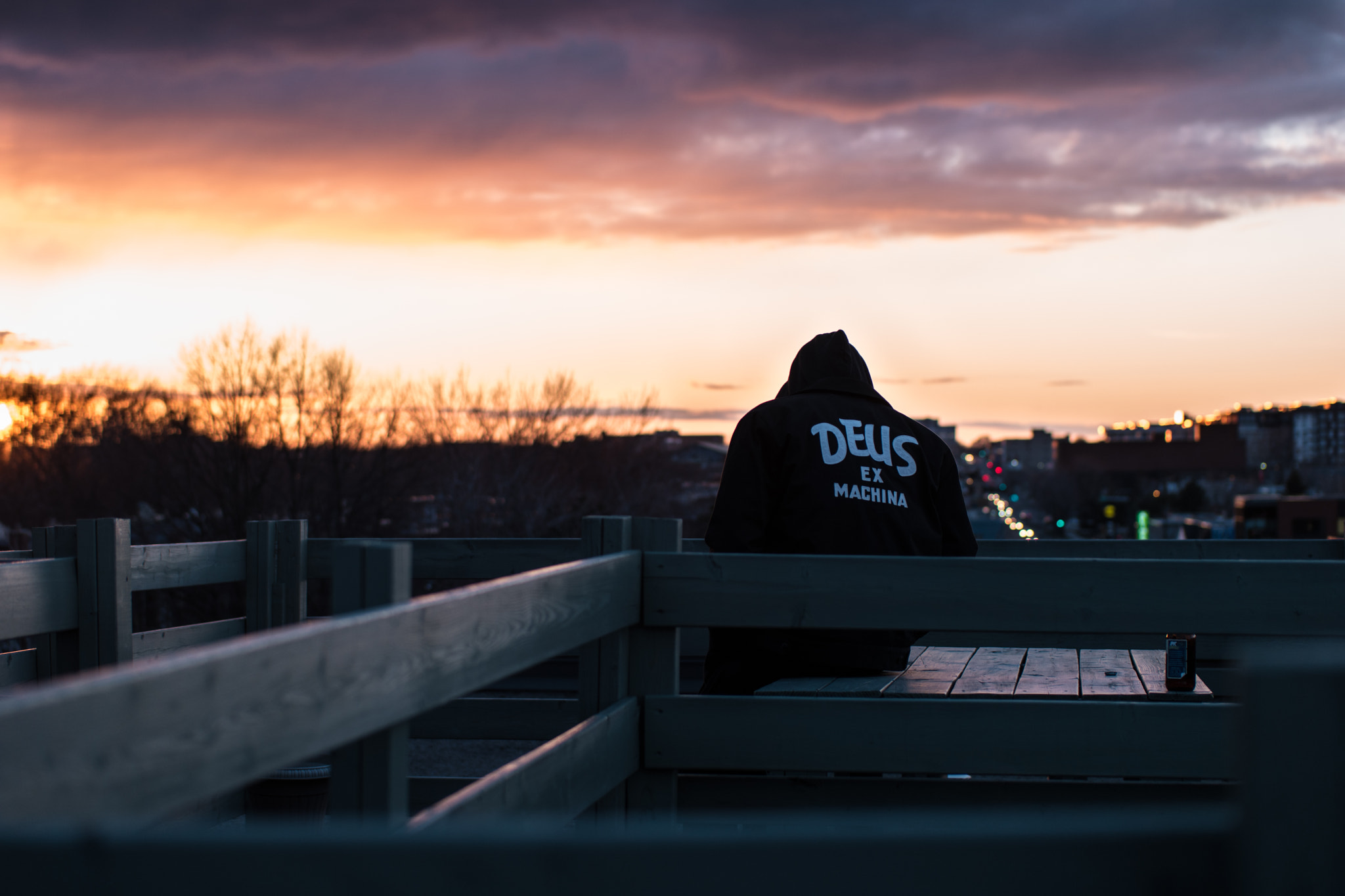 Samsung NX500 + Samsung NX 45mm F1.8 sample photo. Montreal rooftop at sunset # photography