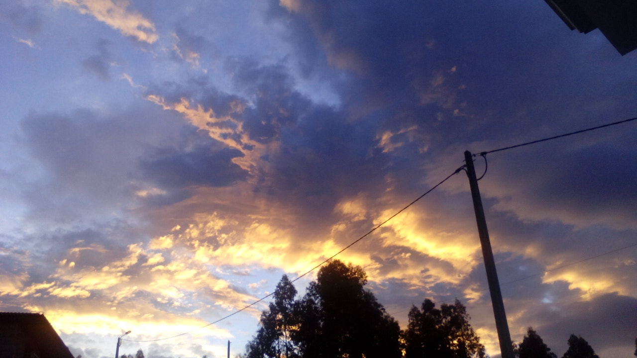 TCT ALCATEL ONE TOUCH 7041X sample photo. Sunset - no filters photography