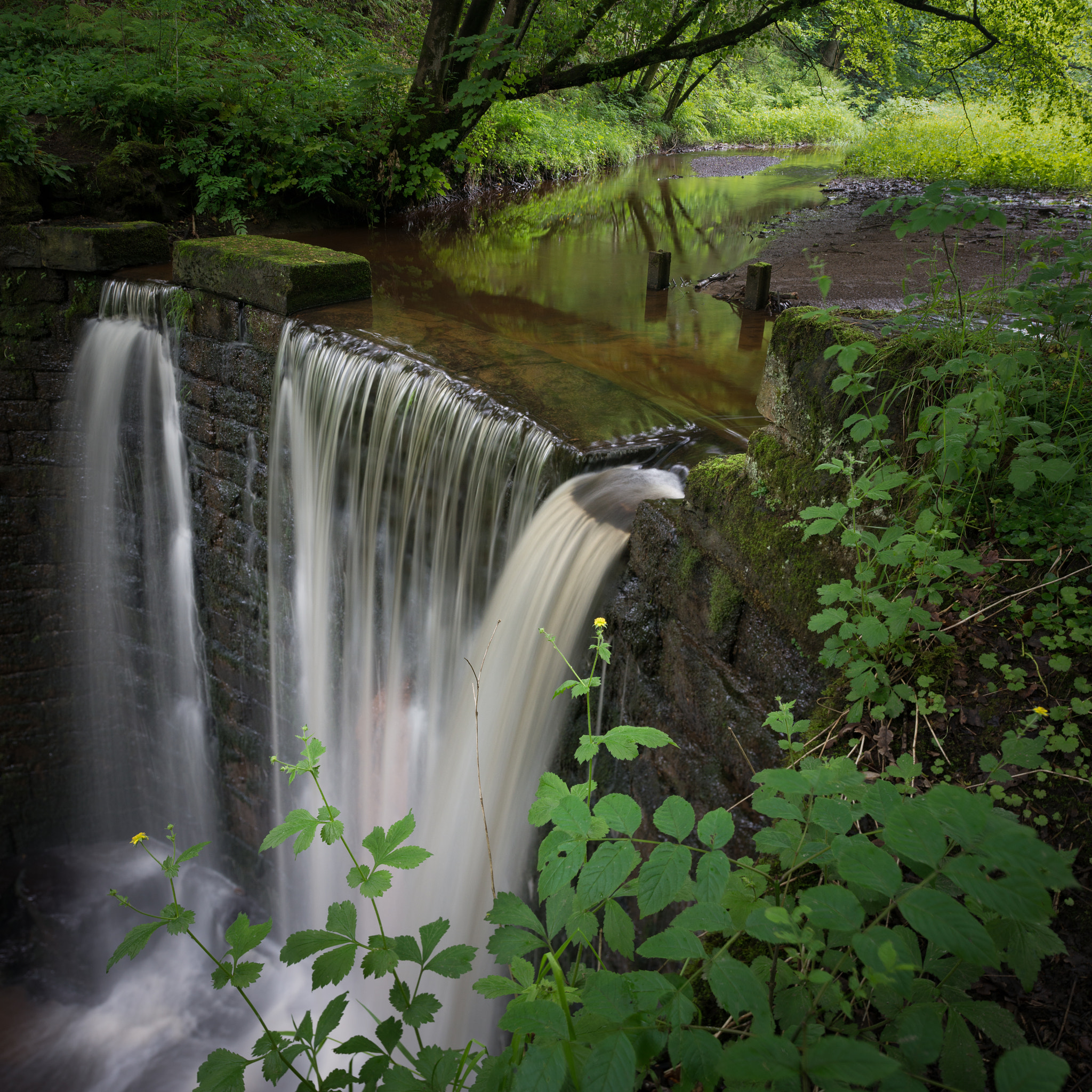 Nikon PC-E Nikkor 24mm F3.5D ED Tilt-Shift sample photo. High dam falls in colour photography