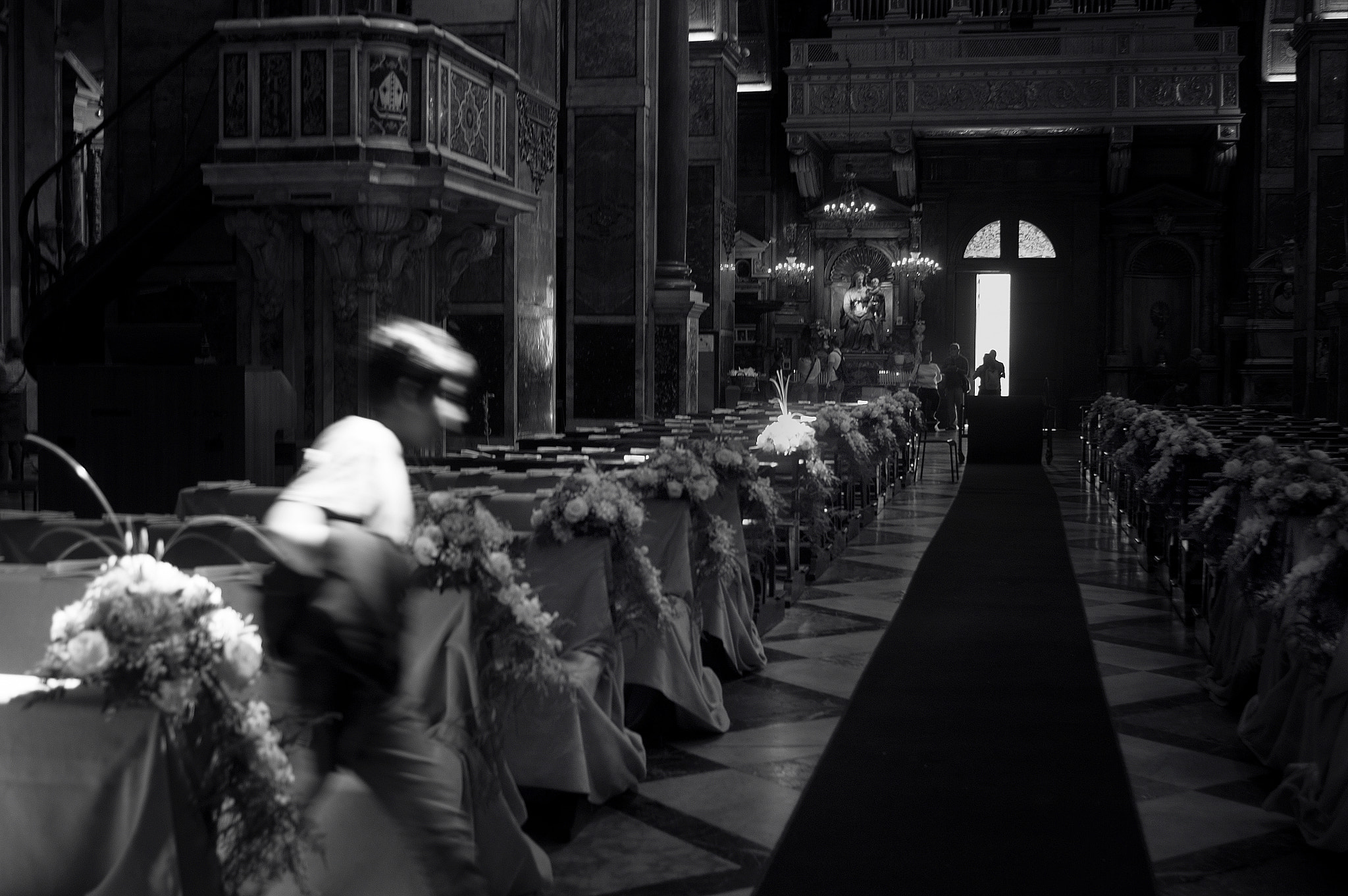Sony 28mm F2.8 sample photo. Rome b&w photography