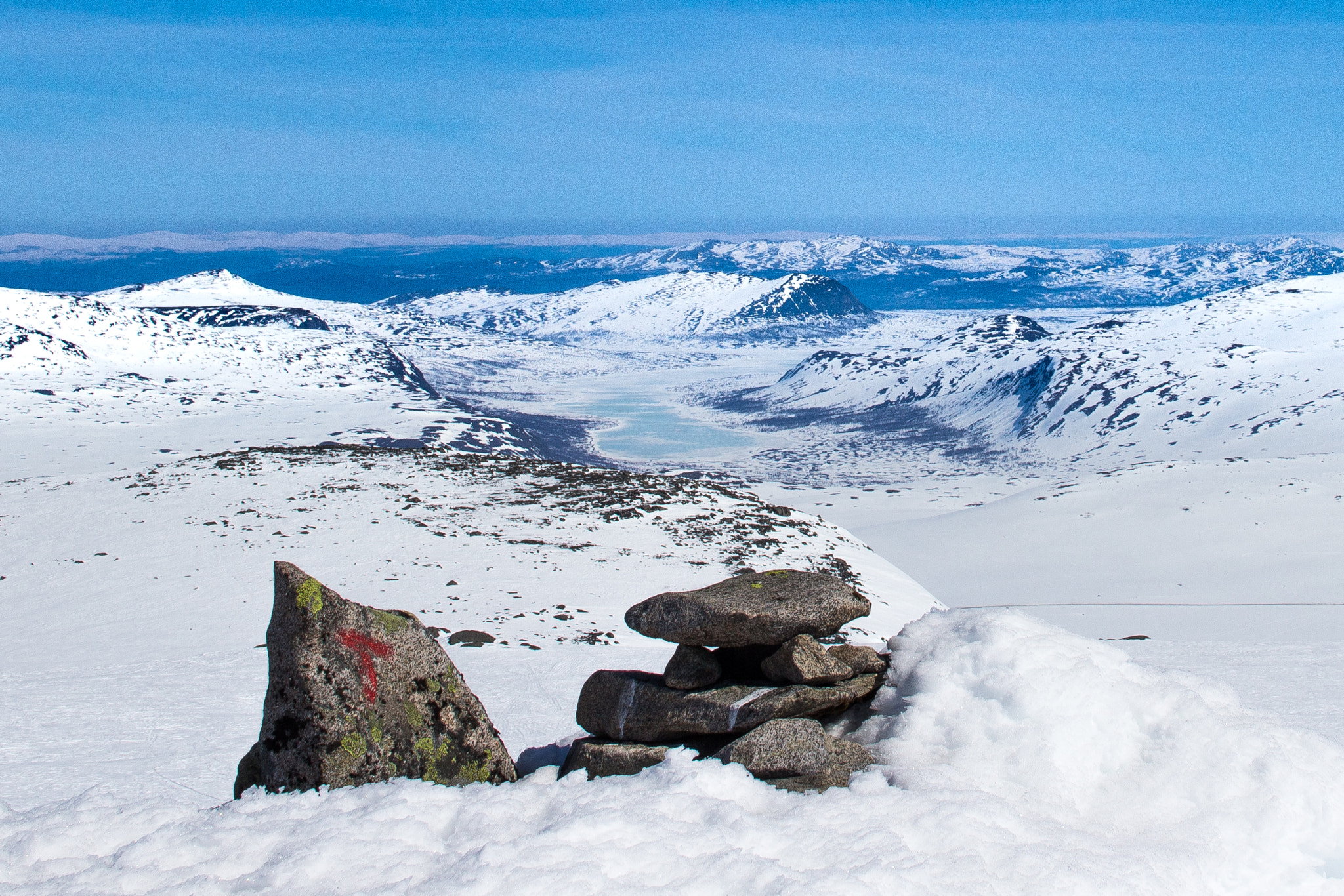 Sigma 30mm F1.4 EX DC HSM sample photo. View from the summit of rasletinden photography
