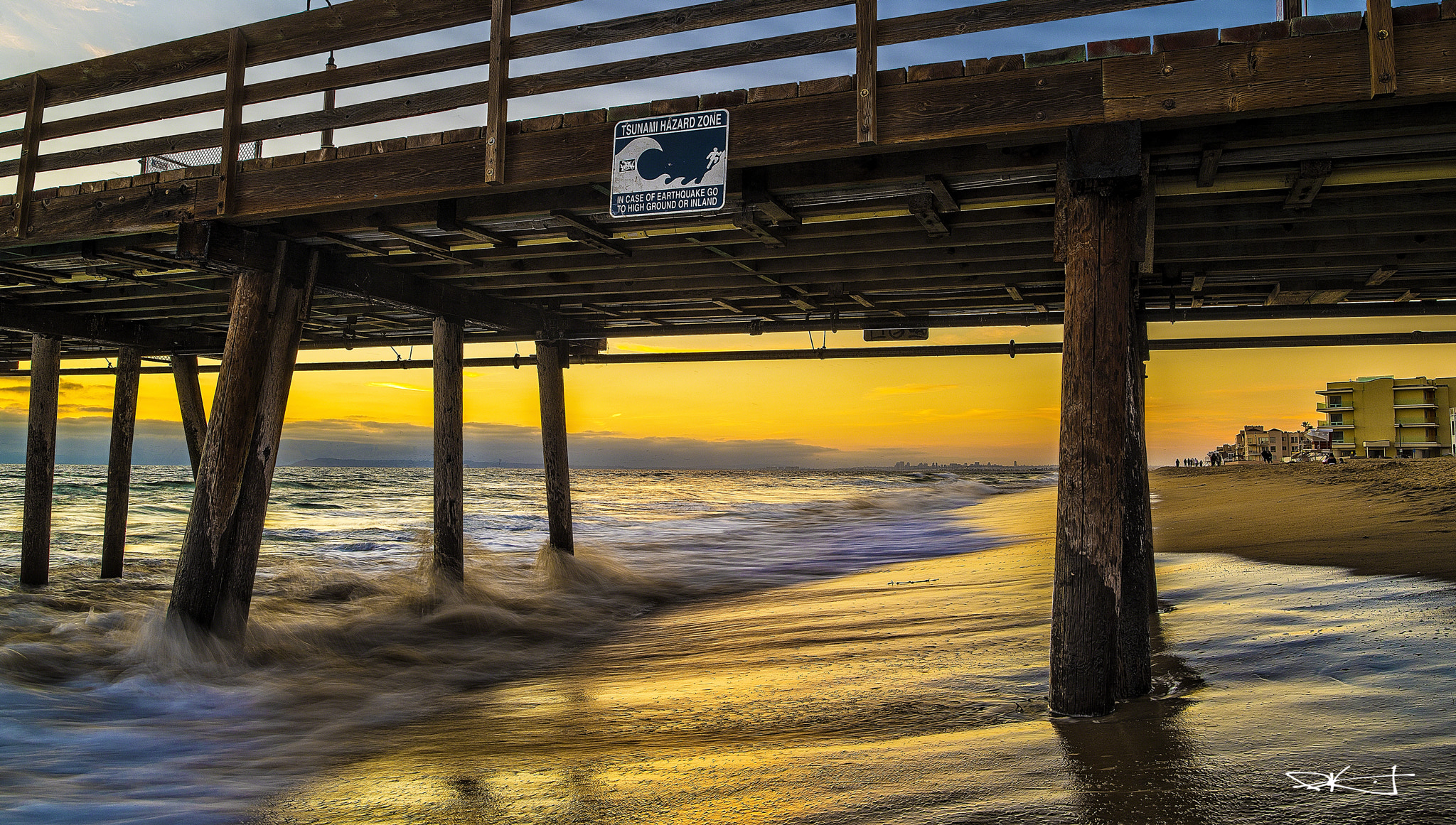 HD Pentax-DA645 28-45mm F4.5ED AW SR sample photo. Imperial beach pier sunset photography