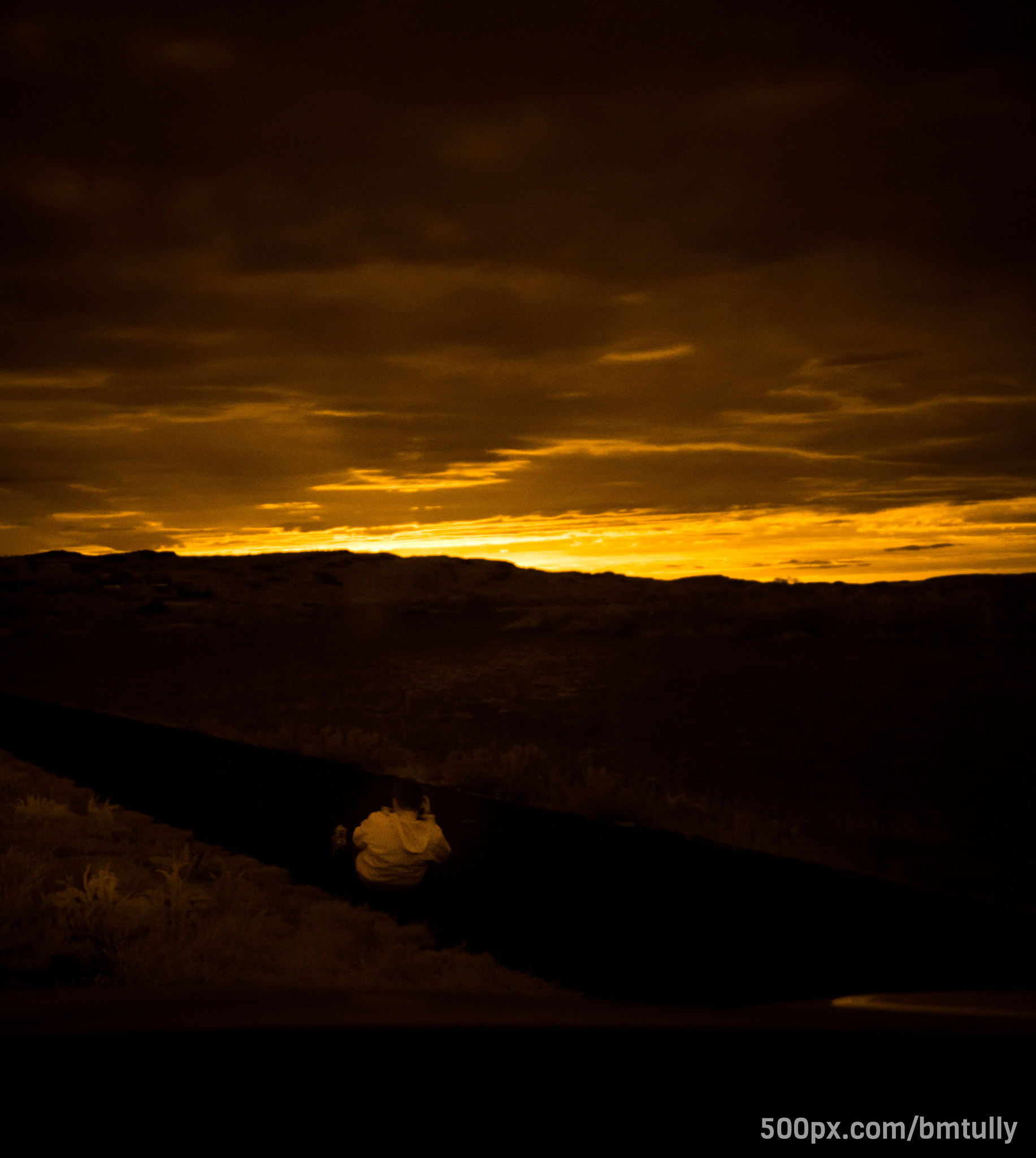 Canon EOS M sample photo. Midnight sunset uv photography