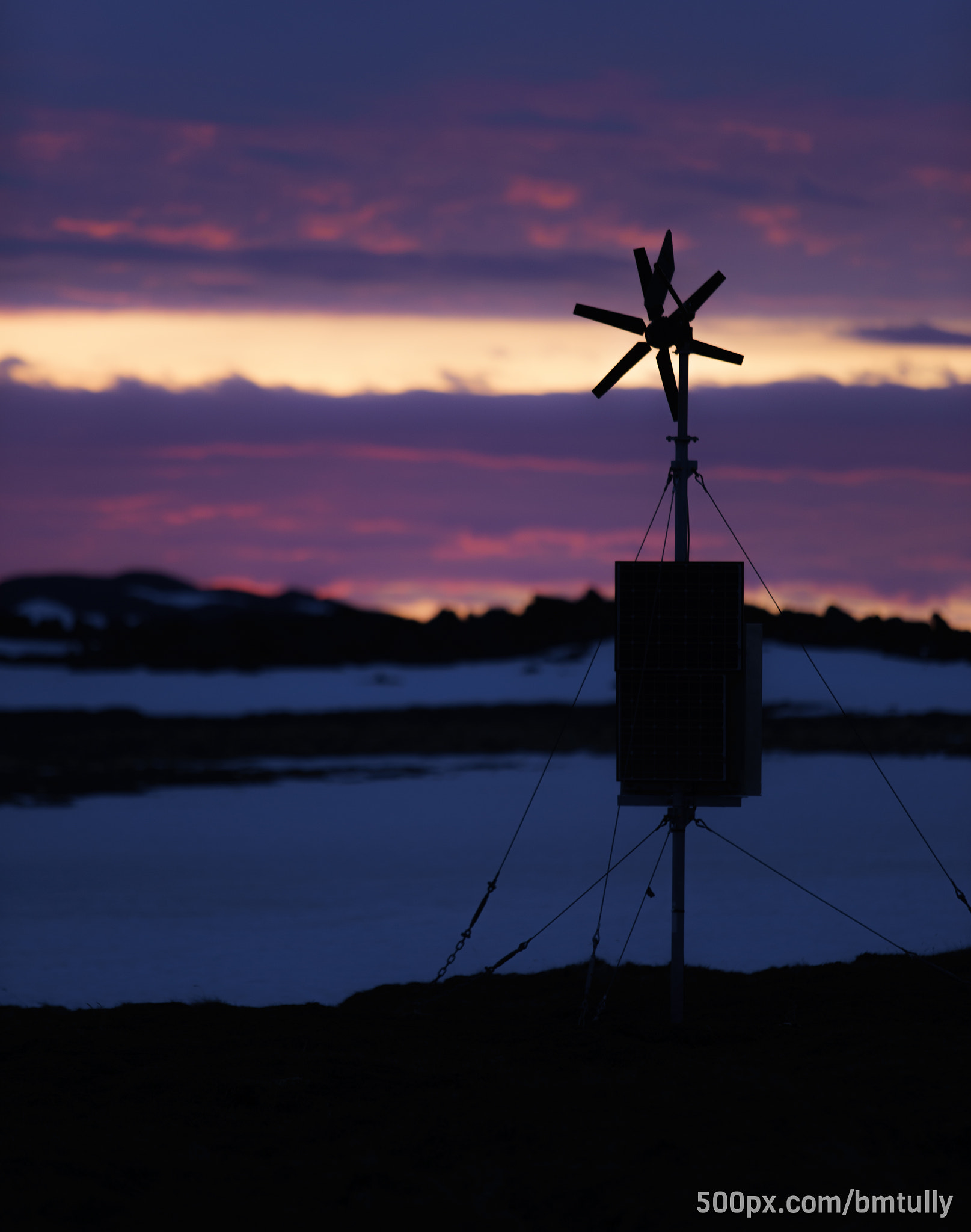 Sony a7 II + Canon EF 70-200mm F2.8L USM sample photo. Lone windmill photography