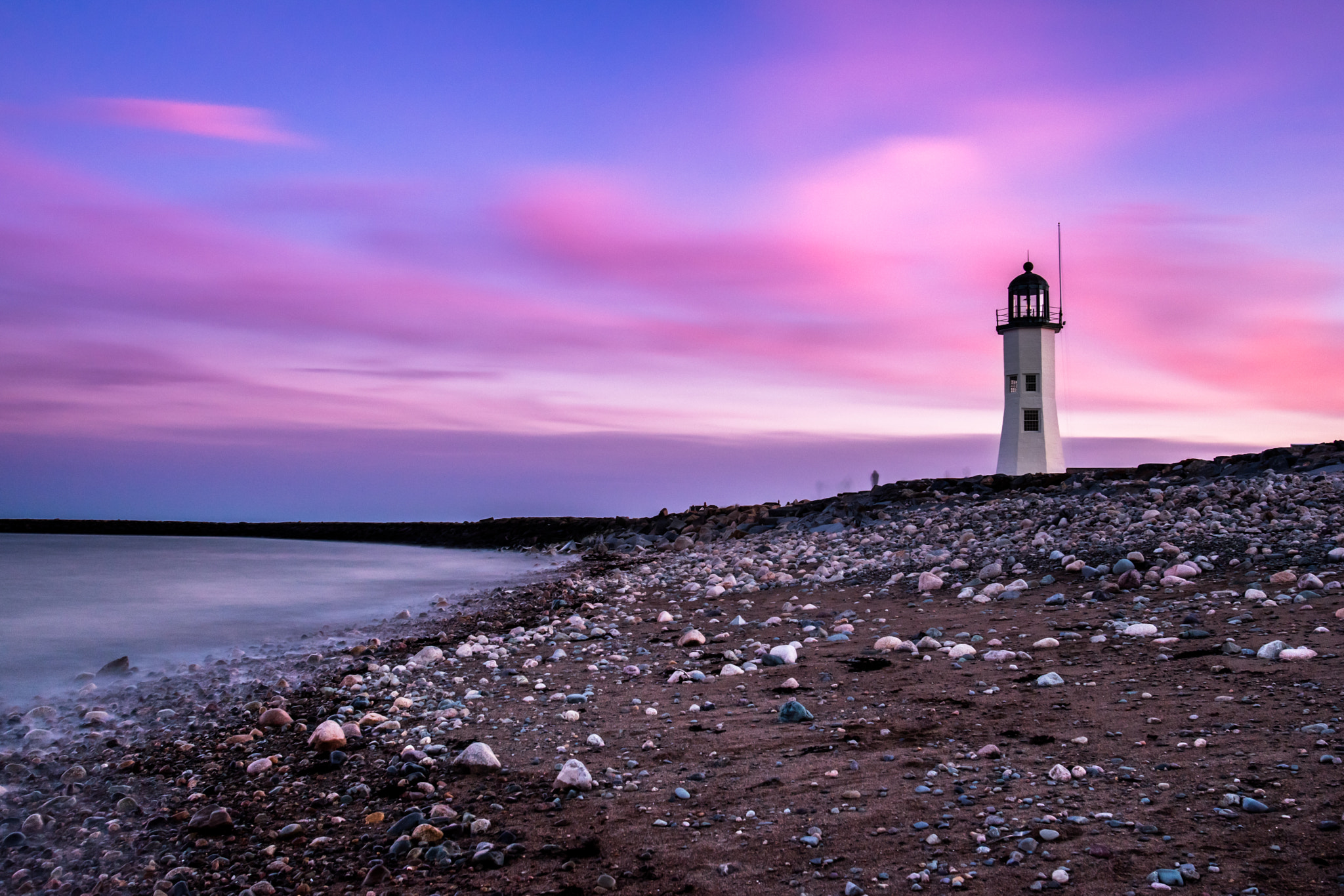 Nikon D5500 + Nikon AF-S Nikkor 20mm F1.8G ED sample photo. Scituate lighthouse photography