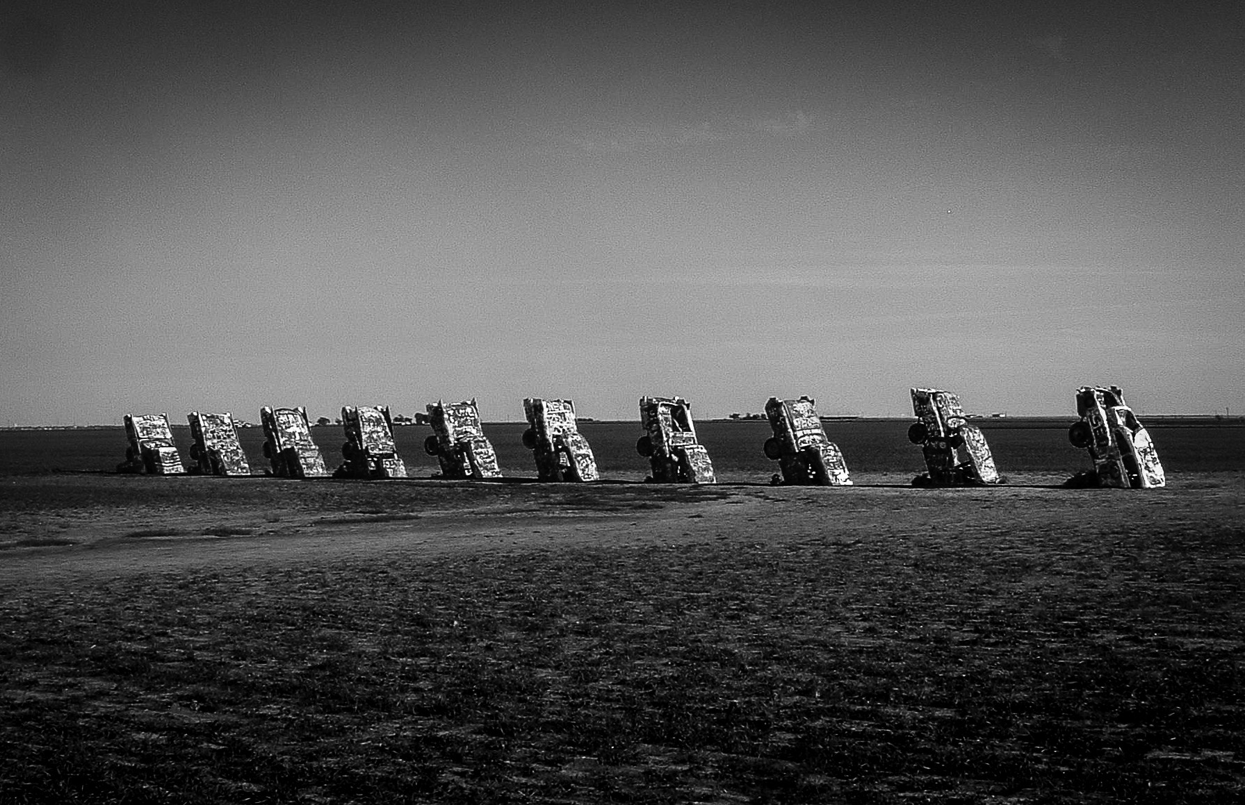 Fujifilm FinePix 3800 sample photo. Cadillac ranch photography