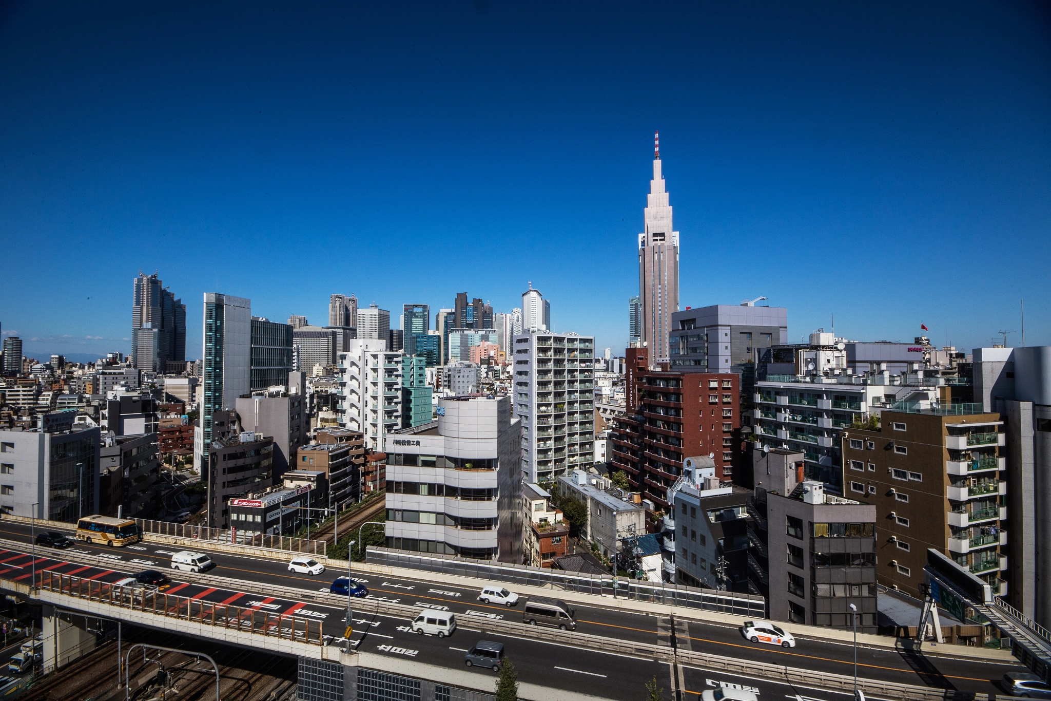 Canon EOS 6D + Sigma 10-20mm F4-5.6 EX DC HSM sample photo. Shinjuku from yoyogi photography