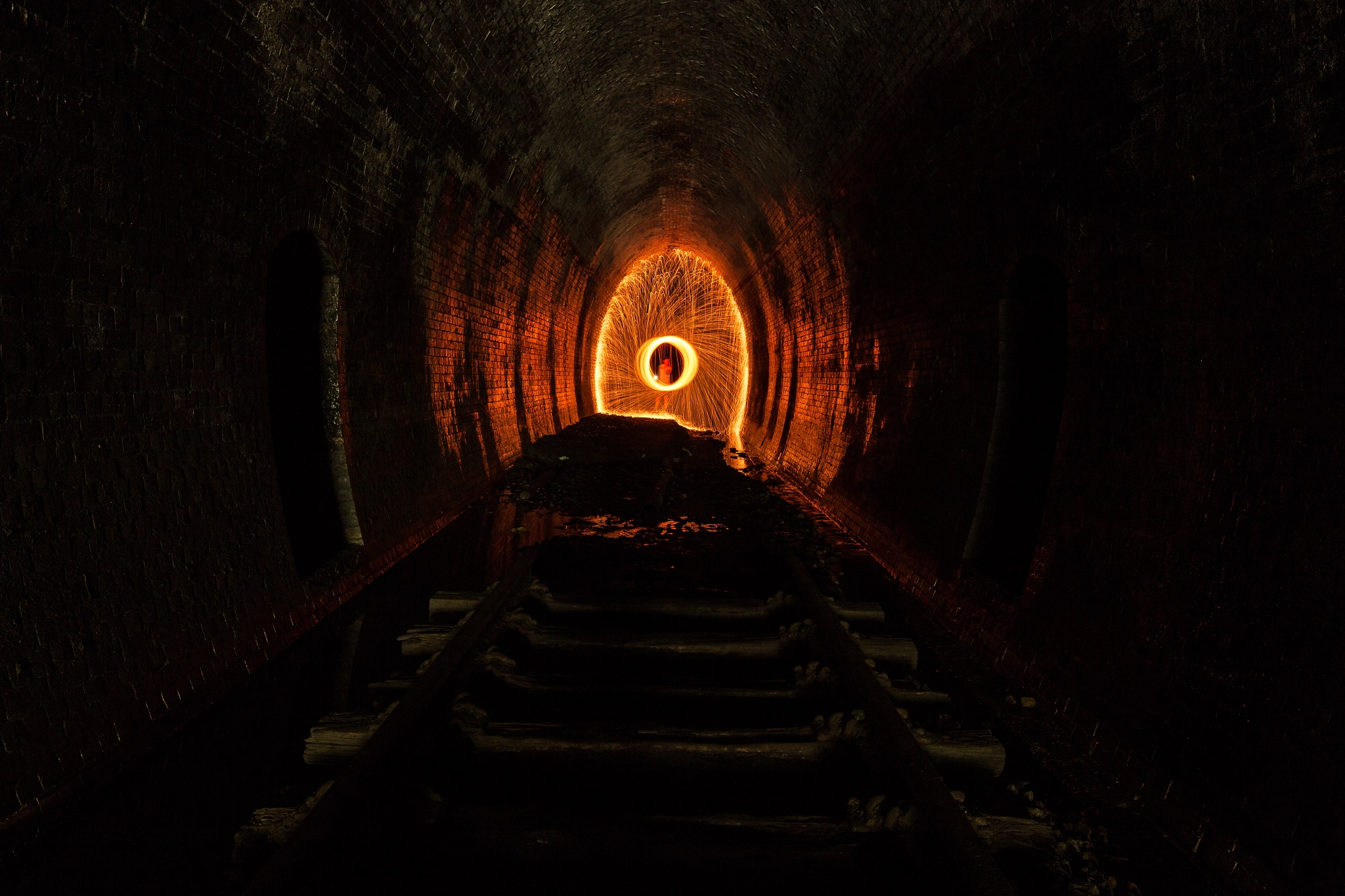 Canon EOS 700D (EOS Rebel T5i / EOS Kiss X7i) + Canon EF 16-35mm F4L IS USM sample photo. Old helensburgh tunnel long exposure photography