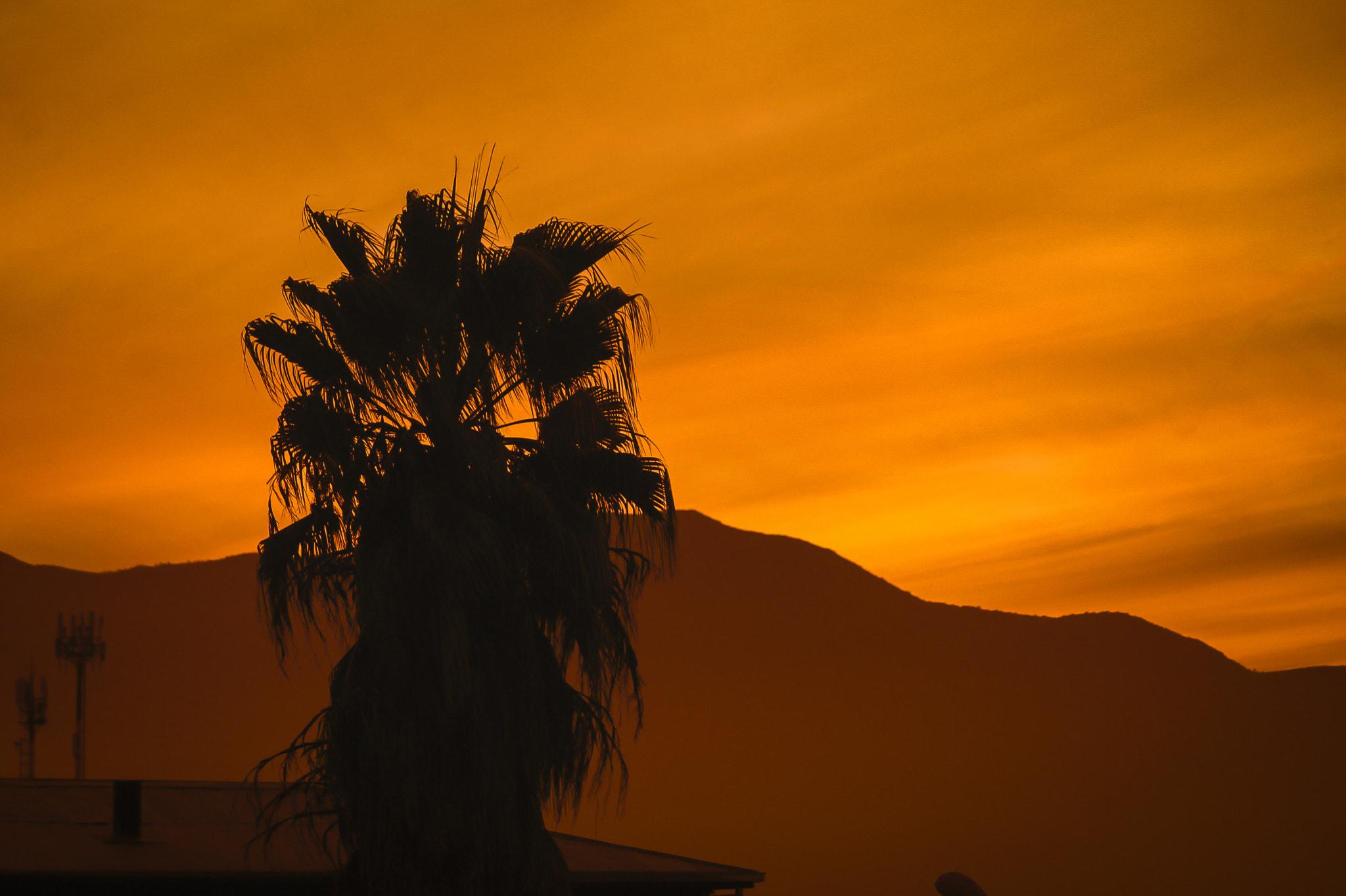 Canon EF-S 55-250mm F4-5.6 IS sample photo. Gold sky photography