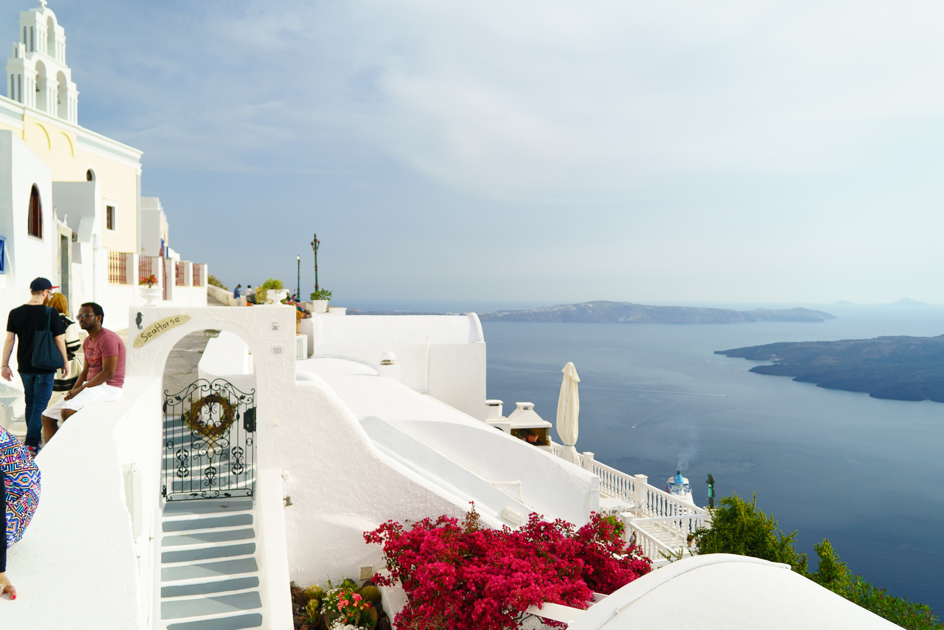 Sony E 18-200mm F3.5-6.3 OSS sample photo. Street view of fira photography