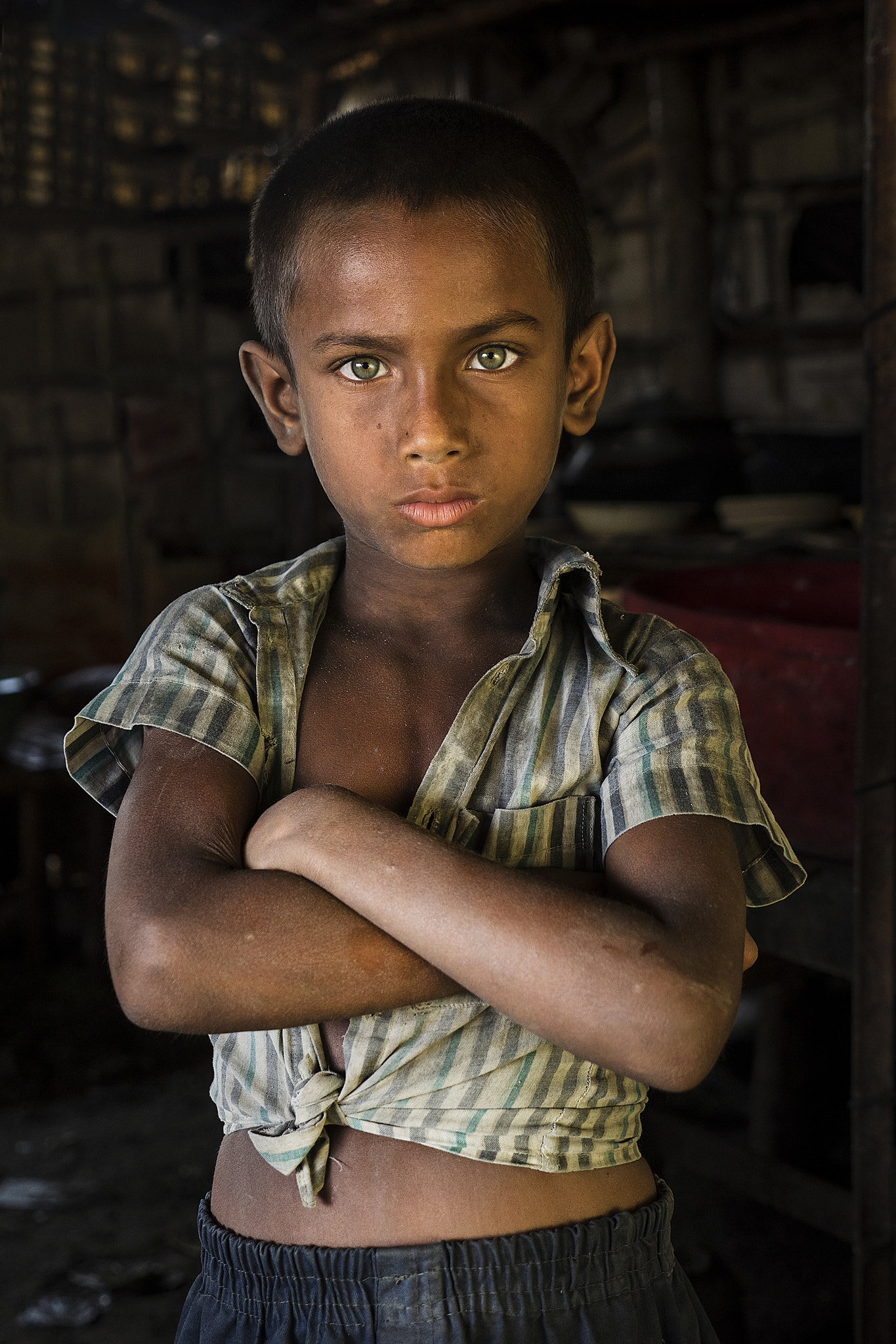 Panasonic Lumix G X Vario 12-35mm F2.8 ASPH Power OIS sample photo. A proud yourn fisherman in bangladesh photography