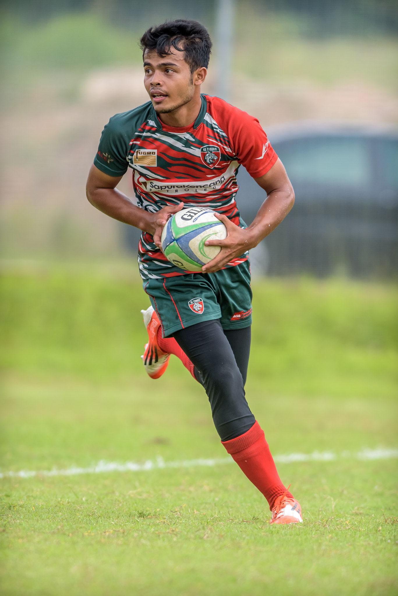 Nikon AF-S Nikkor 300mm F2.8G ED-IF VR sample photo. Kl tigers international rugby 10s photography