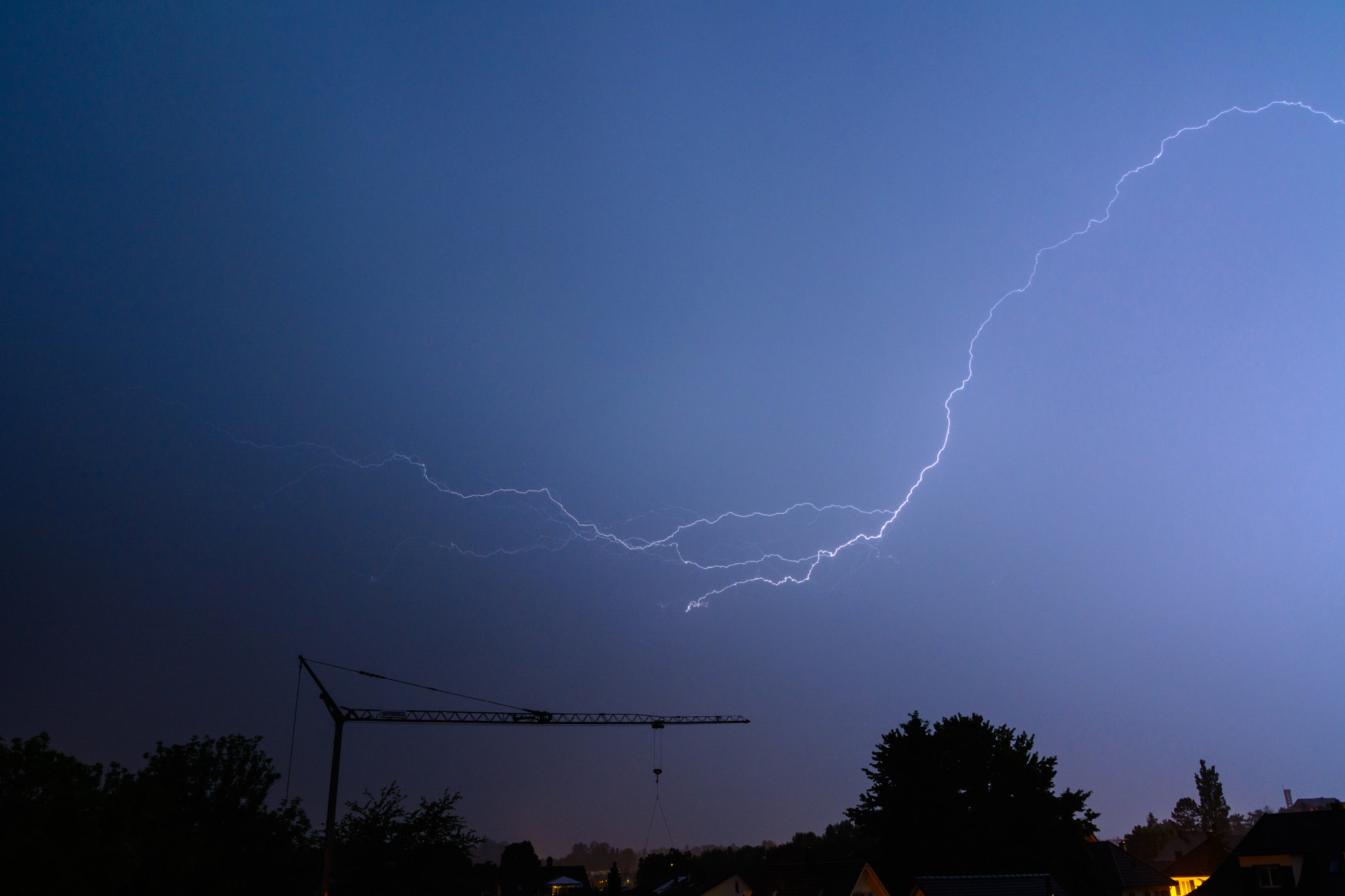 Nikon D5200 + Sigma 18-250mm F3.5-6.3 DC OS HSM sample photo. Lightning strike photography