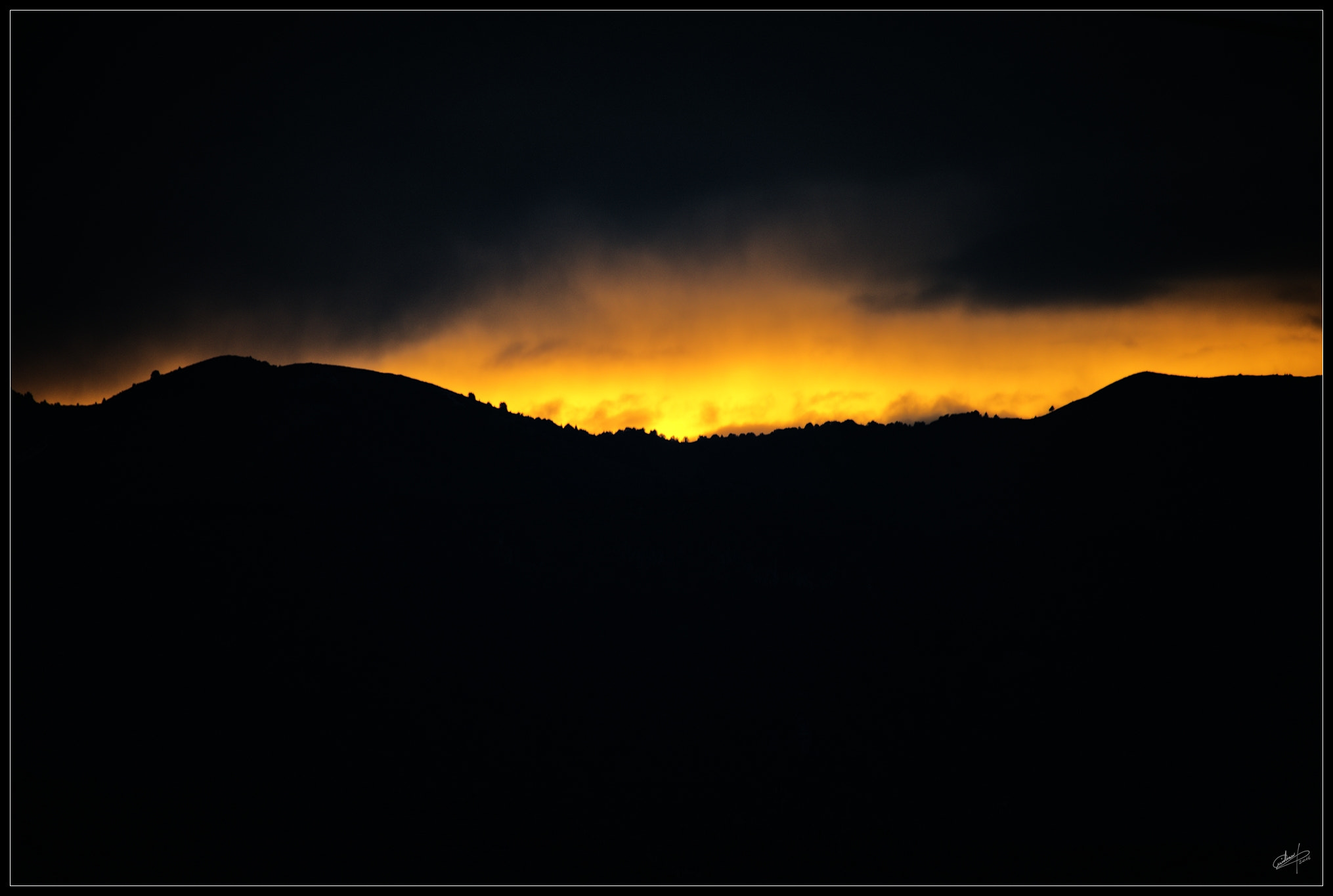 Sigma 50-500mm F4-6.3 EX APO RF HSM sample photo. Monte grappa at sunset photography