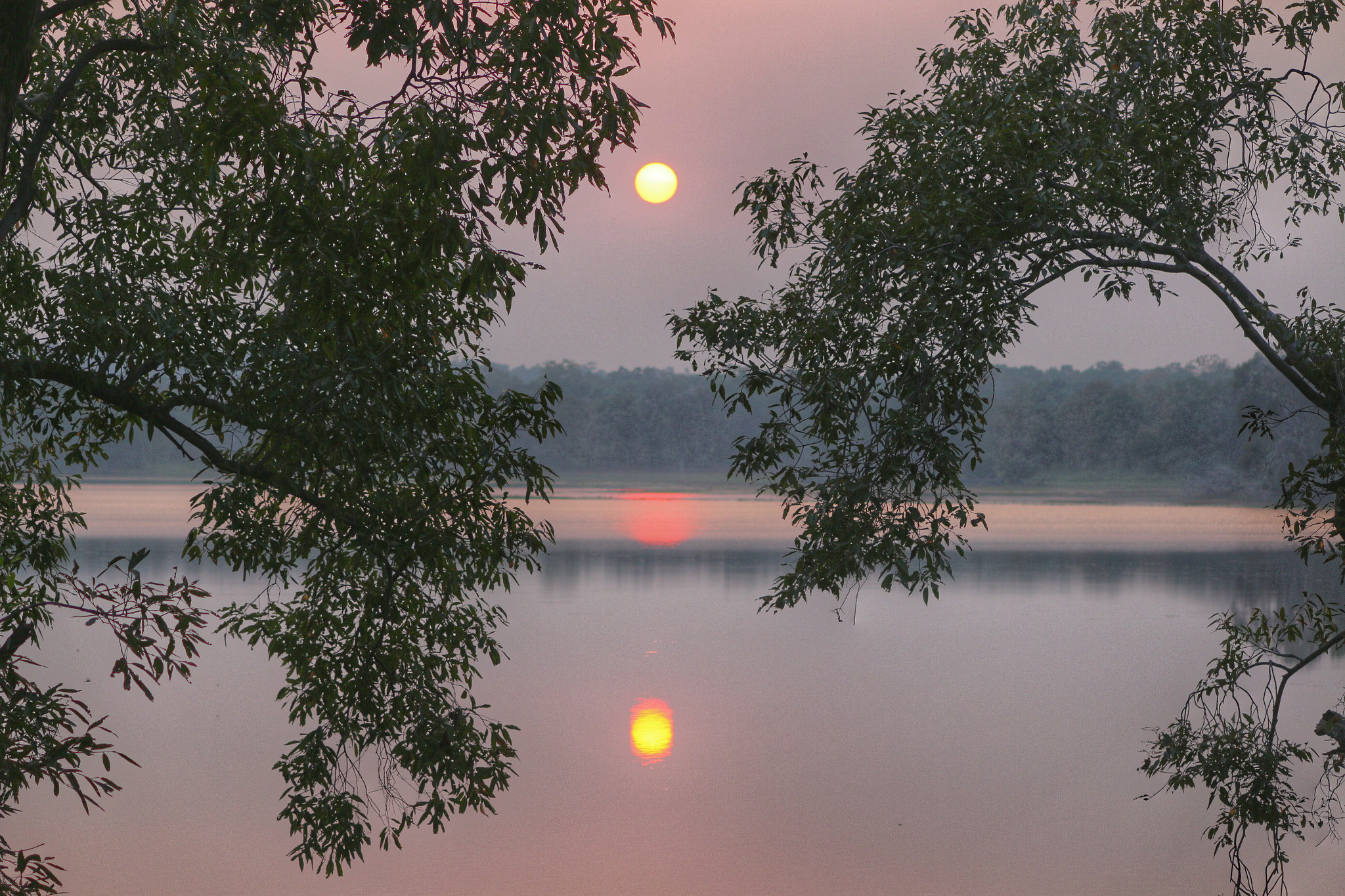 Canon EF-S 55-250mm F4-5.6 IS II sample photo. Three reflections of sun photography