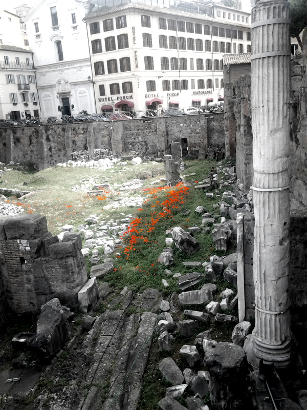 Samsung Galaxy Xcover sample photo. The ruins, perfect time photography