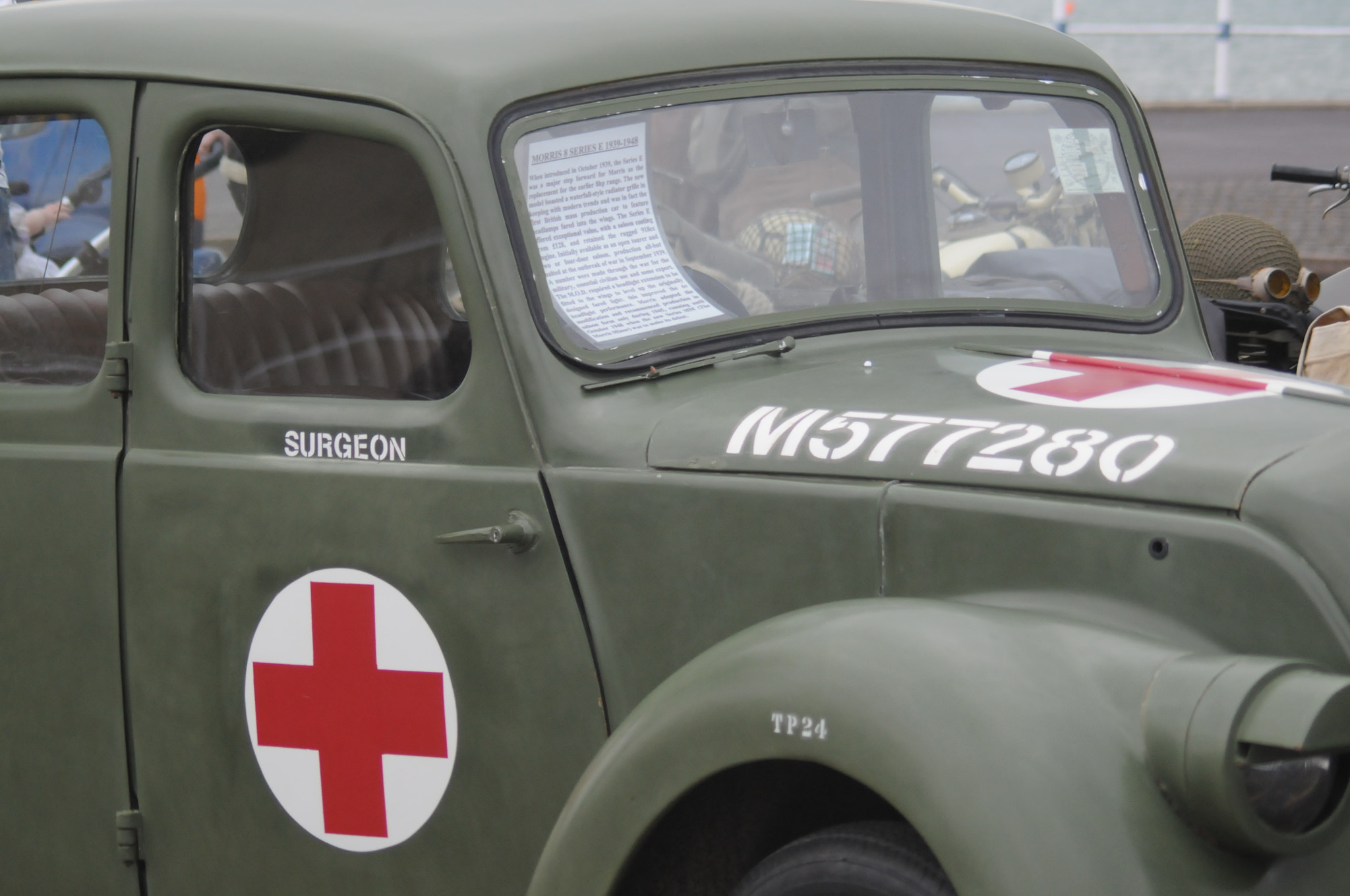 Sigma 70-300mm F4-5.6 APO DG Macro sample photo. Ww2 ramc doctor's car - weymouth photography
