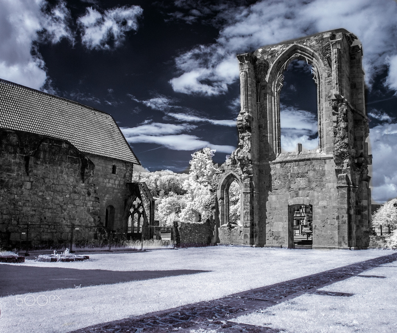Canon EF-S 18-55mm F3.5-5.6 sample photo. Ghosts of the abbey photography