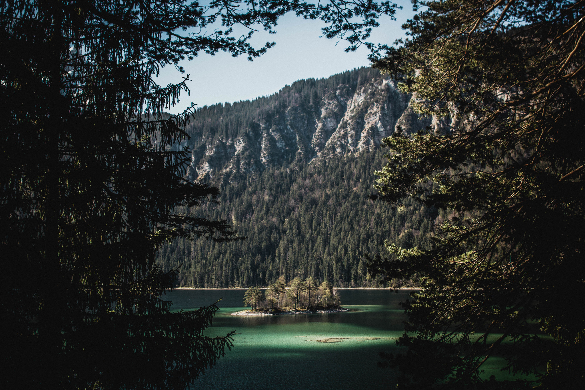 Sigma 24mm f/1.8 DG Macro EX sample photo. Lake eibsee photography