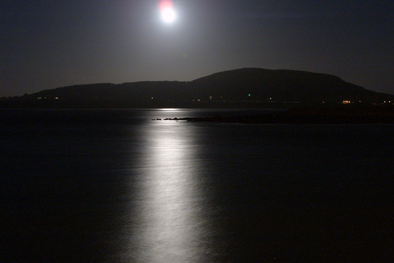 Canon EOS D30 sample photo. Knocknarea moon photography