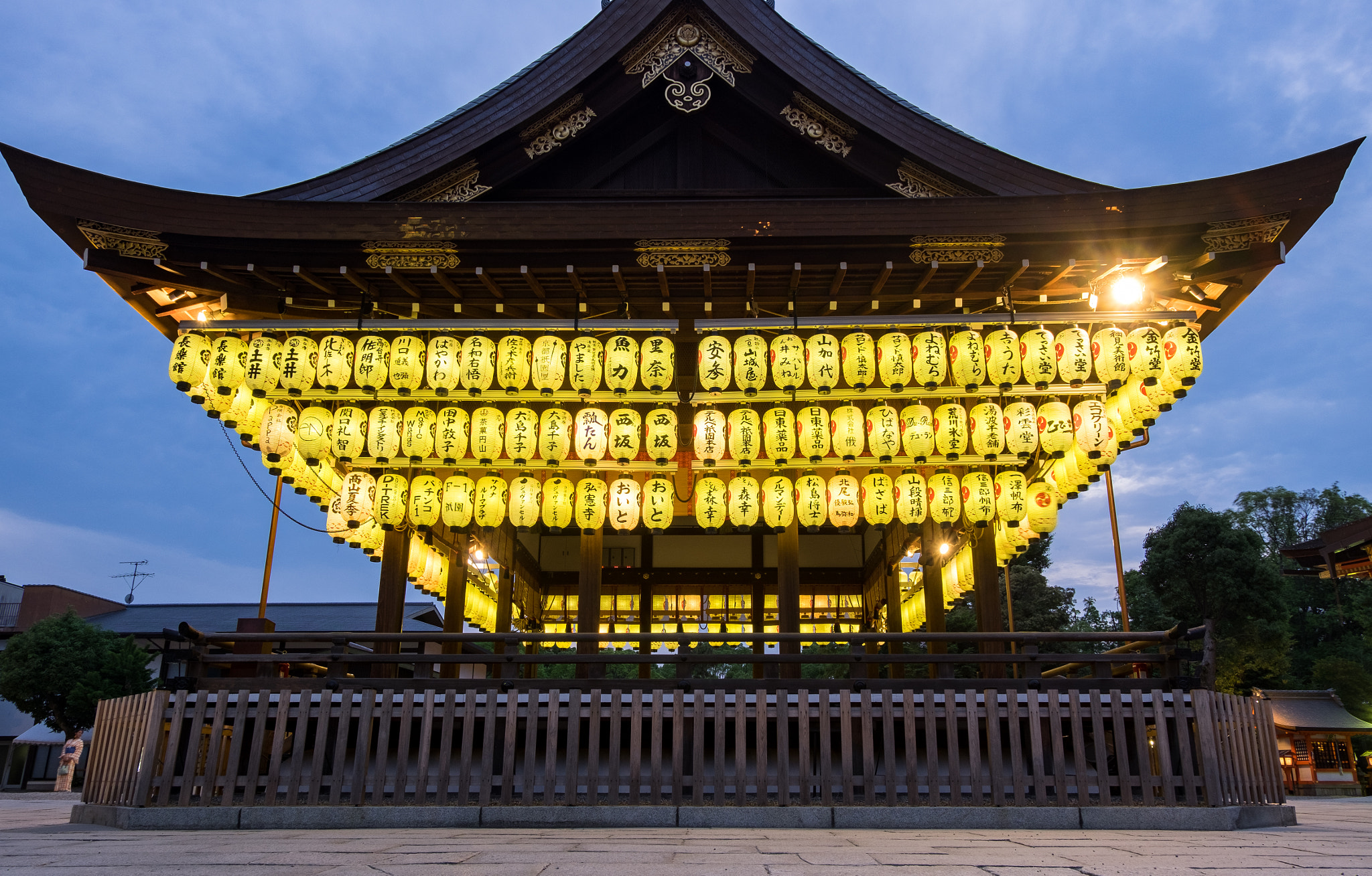 Fujifilm XC 16-50mm F3.5-5.6 OIS II sample photo. Shrine in gion photography