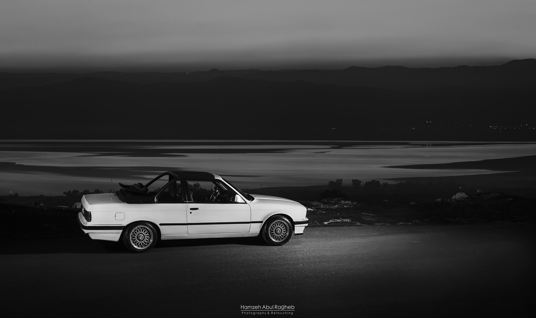 Nikon D800 + Sigma 18-35mm F1.8 DC HSM Art sample photo. Bmw, black & white photography