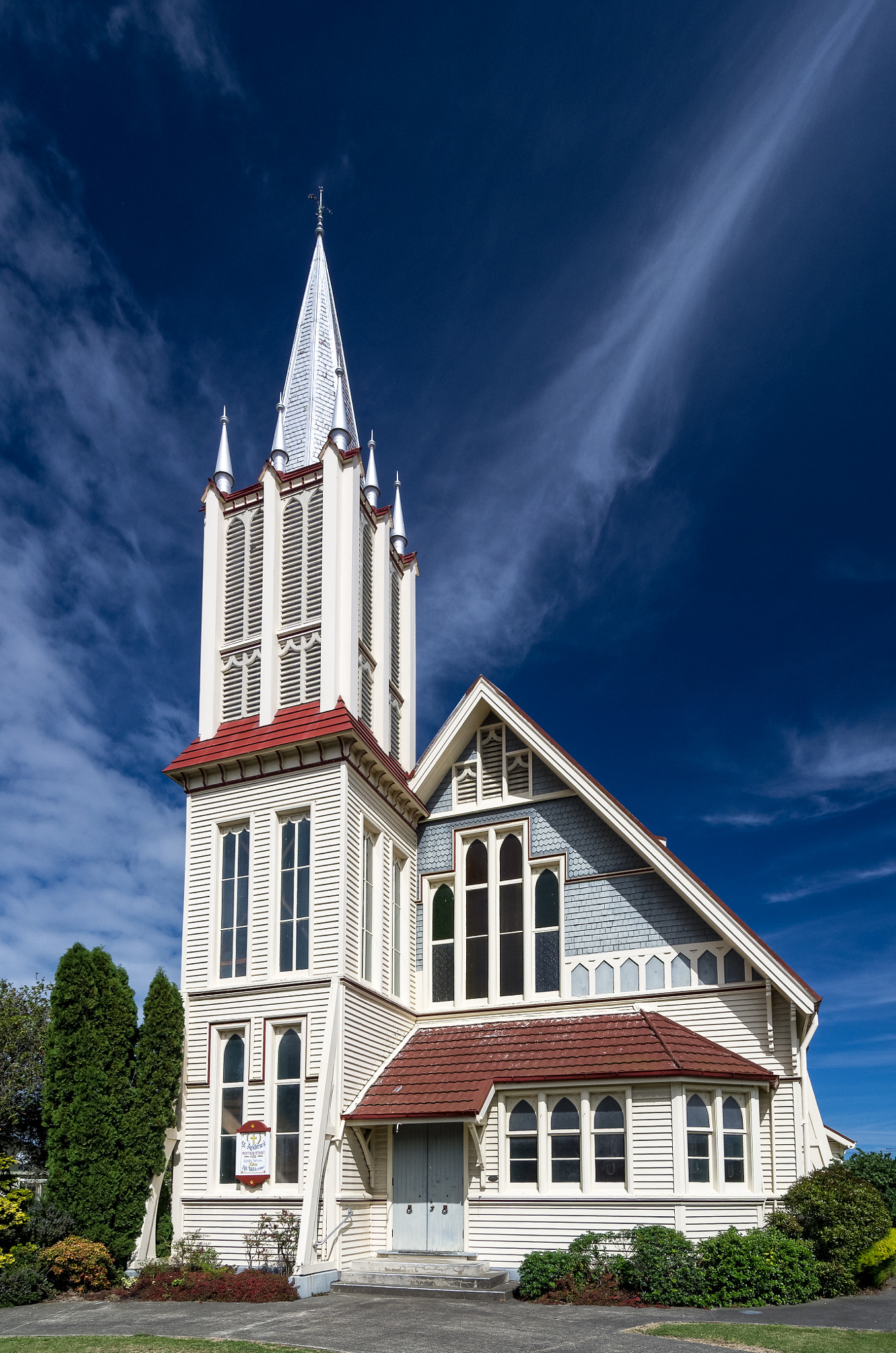Pentax K-5 sample photo. Wairoa st andrew's church photography
