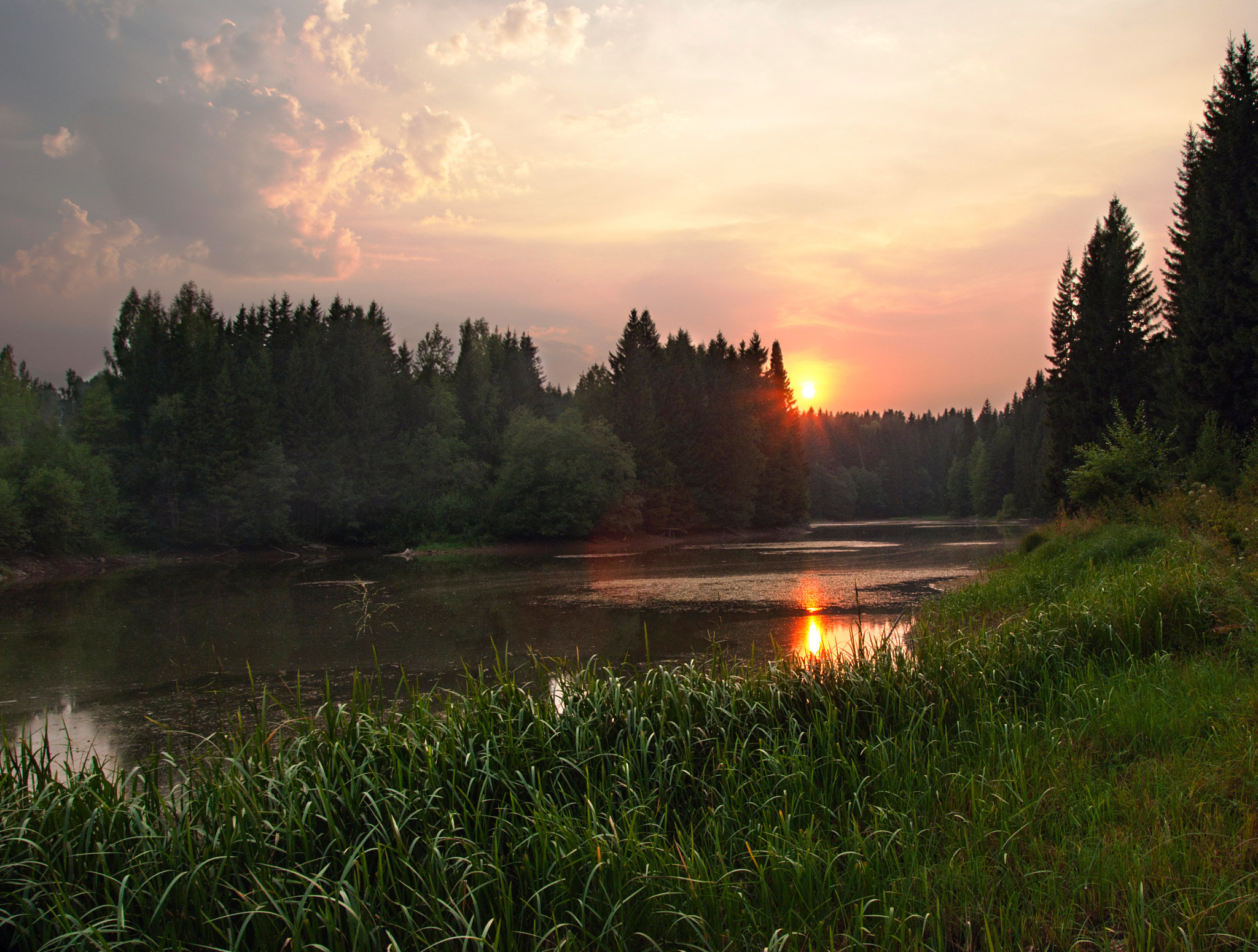 Sony Alpha DSLR-A200 sample photo. Sunrise photography
