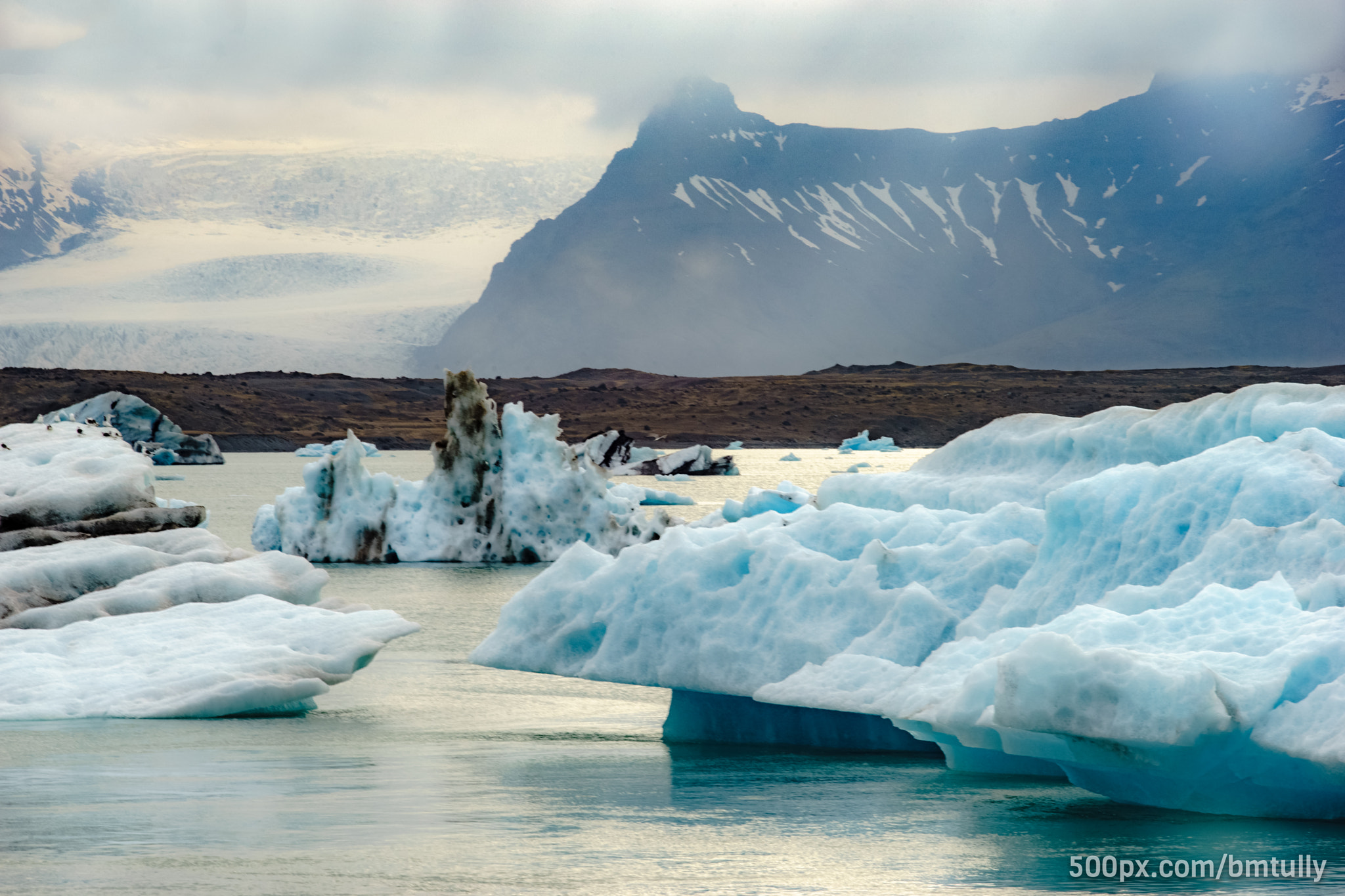 Sony a7 II + Canon EF 70-200mm F2.8L USM sample photo. Ice lagoon photography