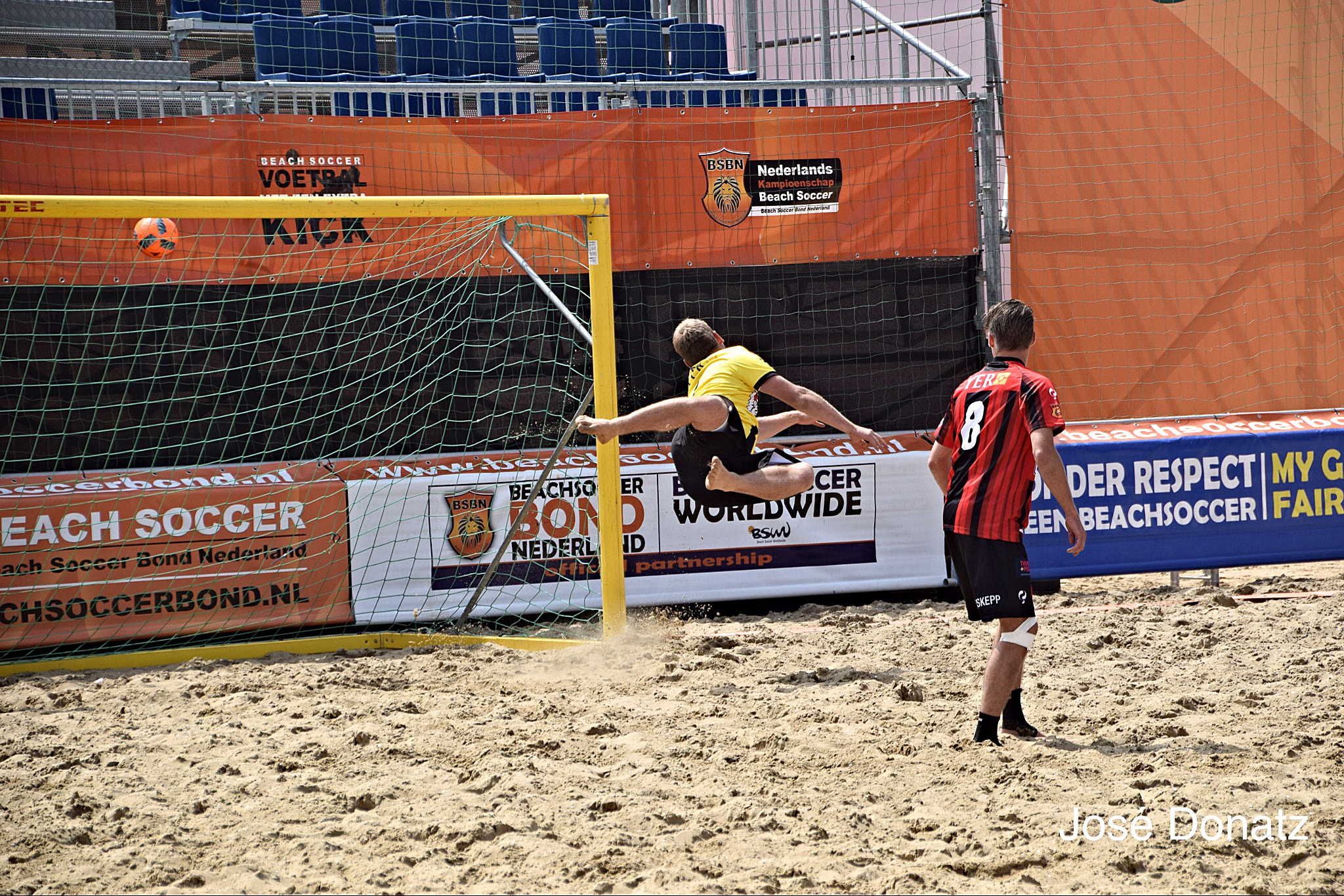 Debut of my Son beachsoccer !