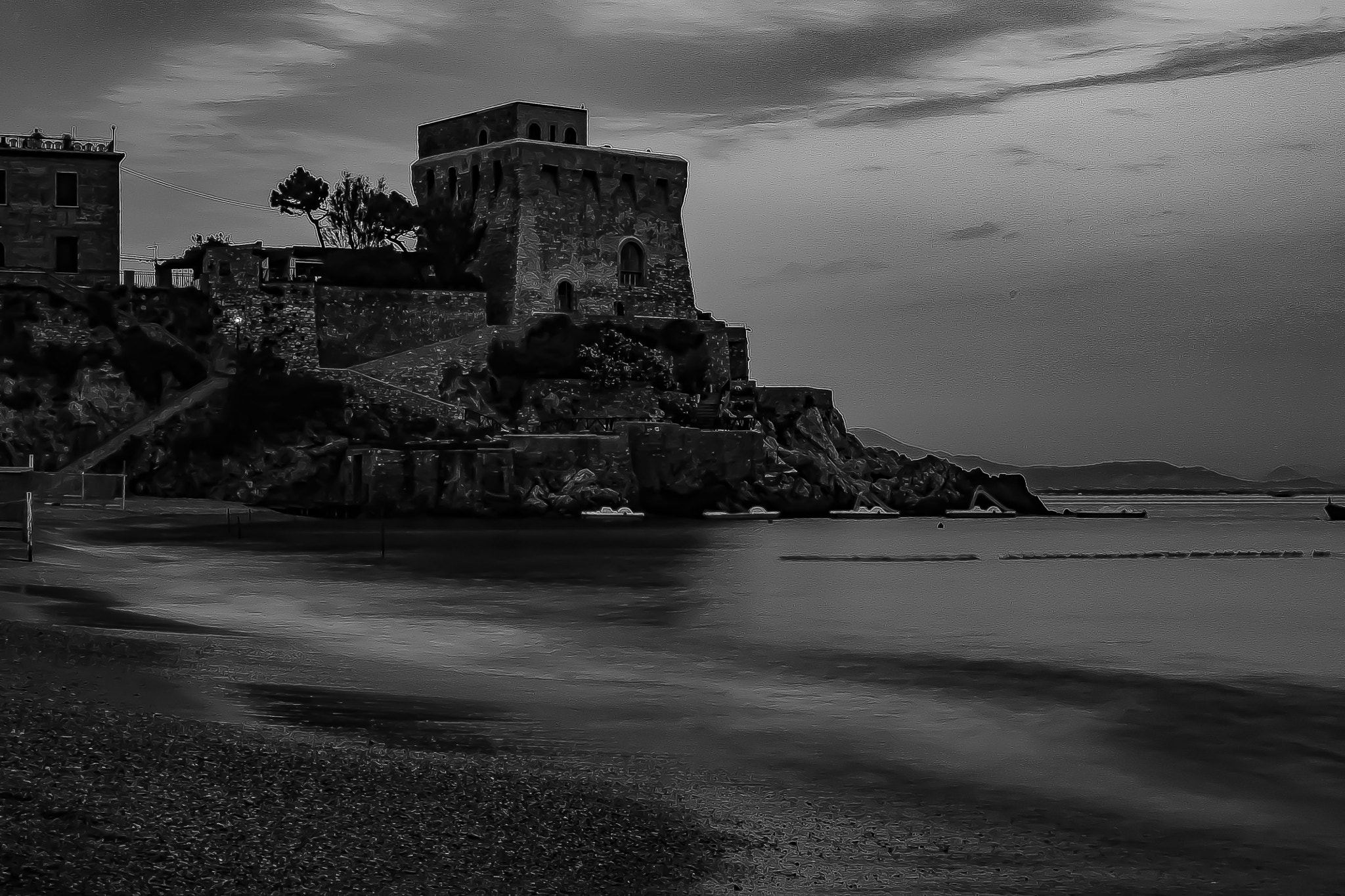 Canon EF-S 18-55mm F3.5-5.6 sample photo. Bw photography