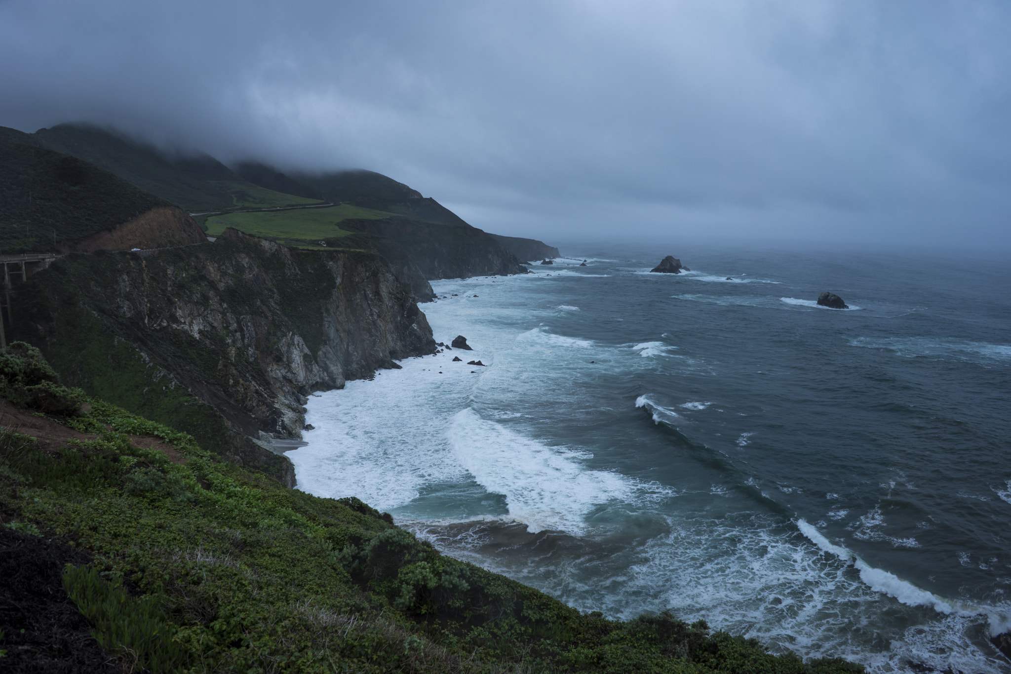 Sony a7 II + FE 21mm F2.8 sample photo. Bixby storm photography