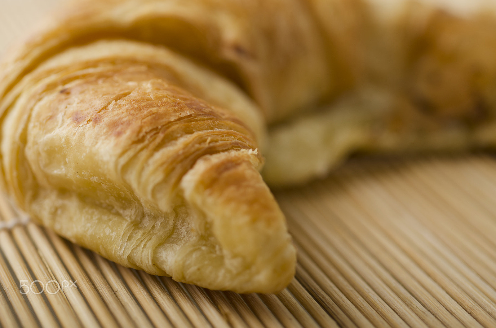 Nikon D5100 + Sigma 50mm F2.8 EX DG Macro sample photo. Croissant close up photography