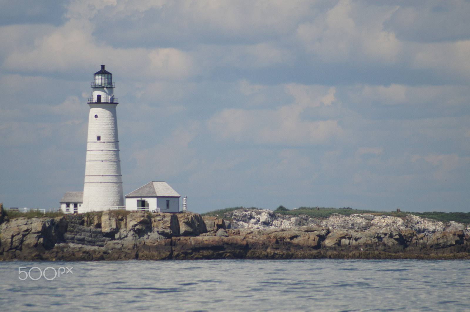 Sony SLT-A58 + Tamron Lens (129) sample photo. Boston light lighthouse on little brewster island photography