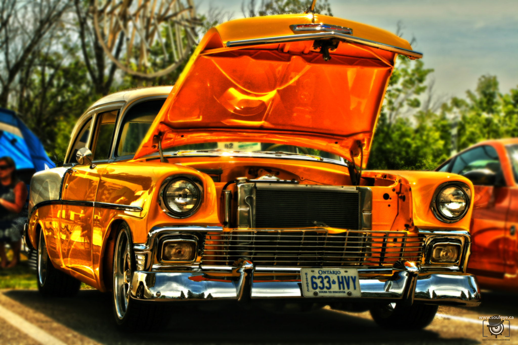 Canon EF 28-105mm f/3.5-4.5 USM sample photo. 1950 something chevy photography