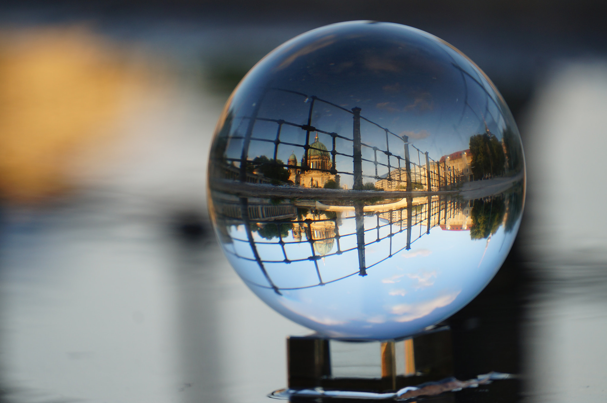 Sony Alpha NEX-F3 sample photo. Berliner dom in a sphere photography