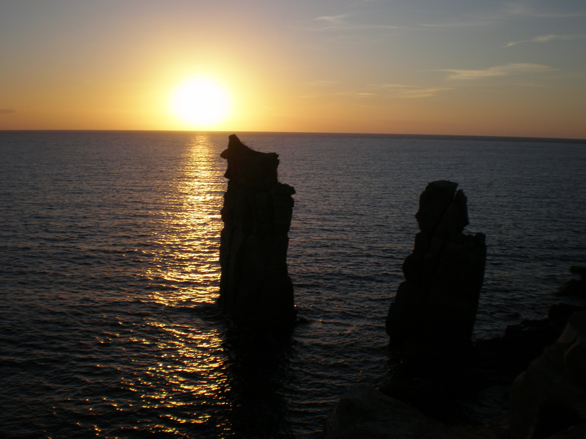 Olympus FE230/X790 sample photo. The columns, s.pietro island, carloforte photography