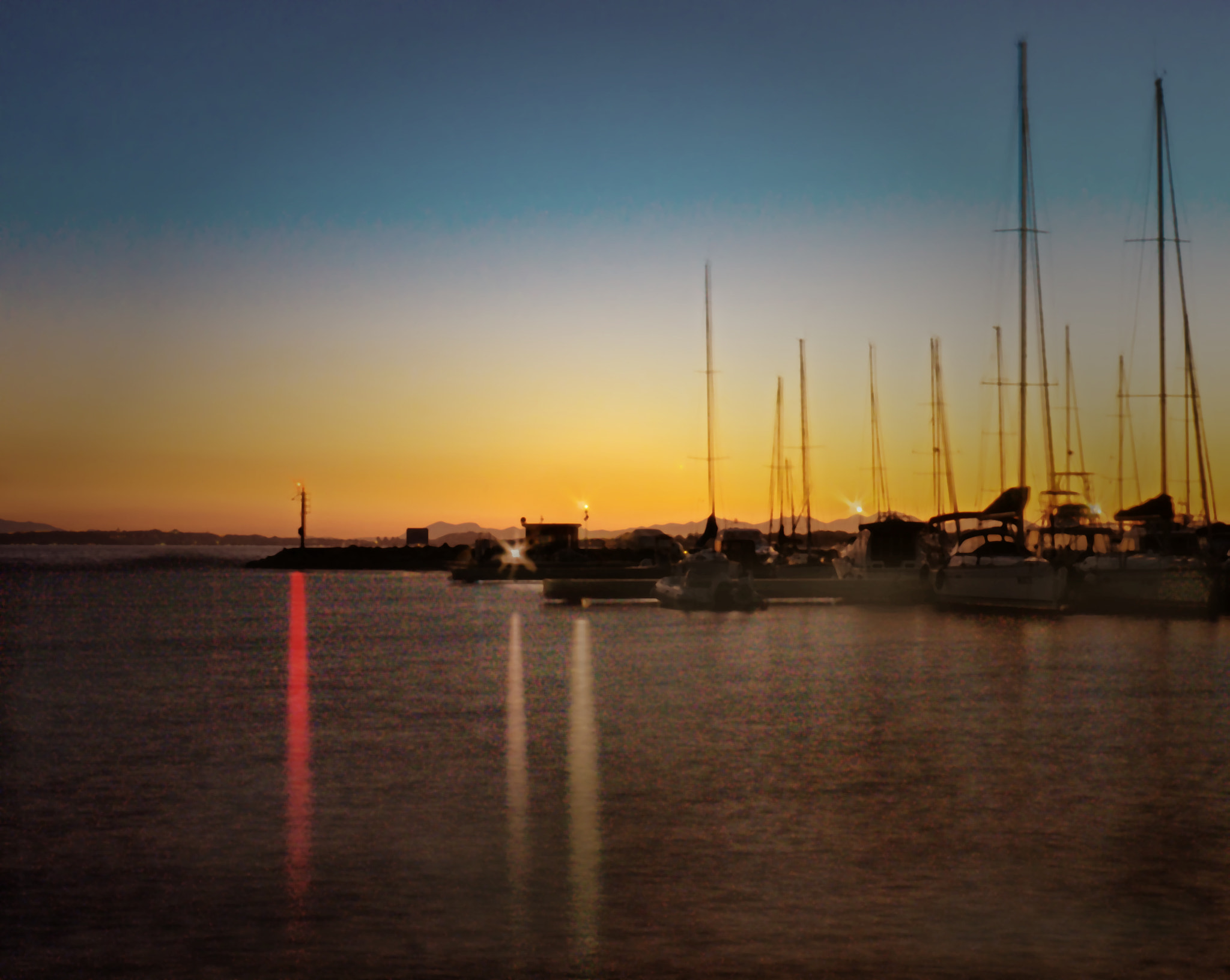 Panasonic DMC-G70 sample photo. Abendstimmung am hafen photography