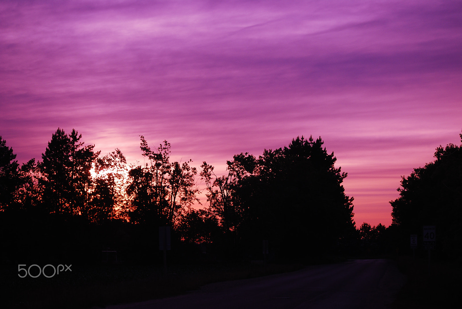Nikon D60 sample photo. Alliston sunrise 9! photography