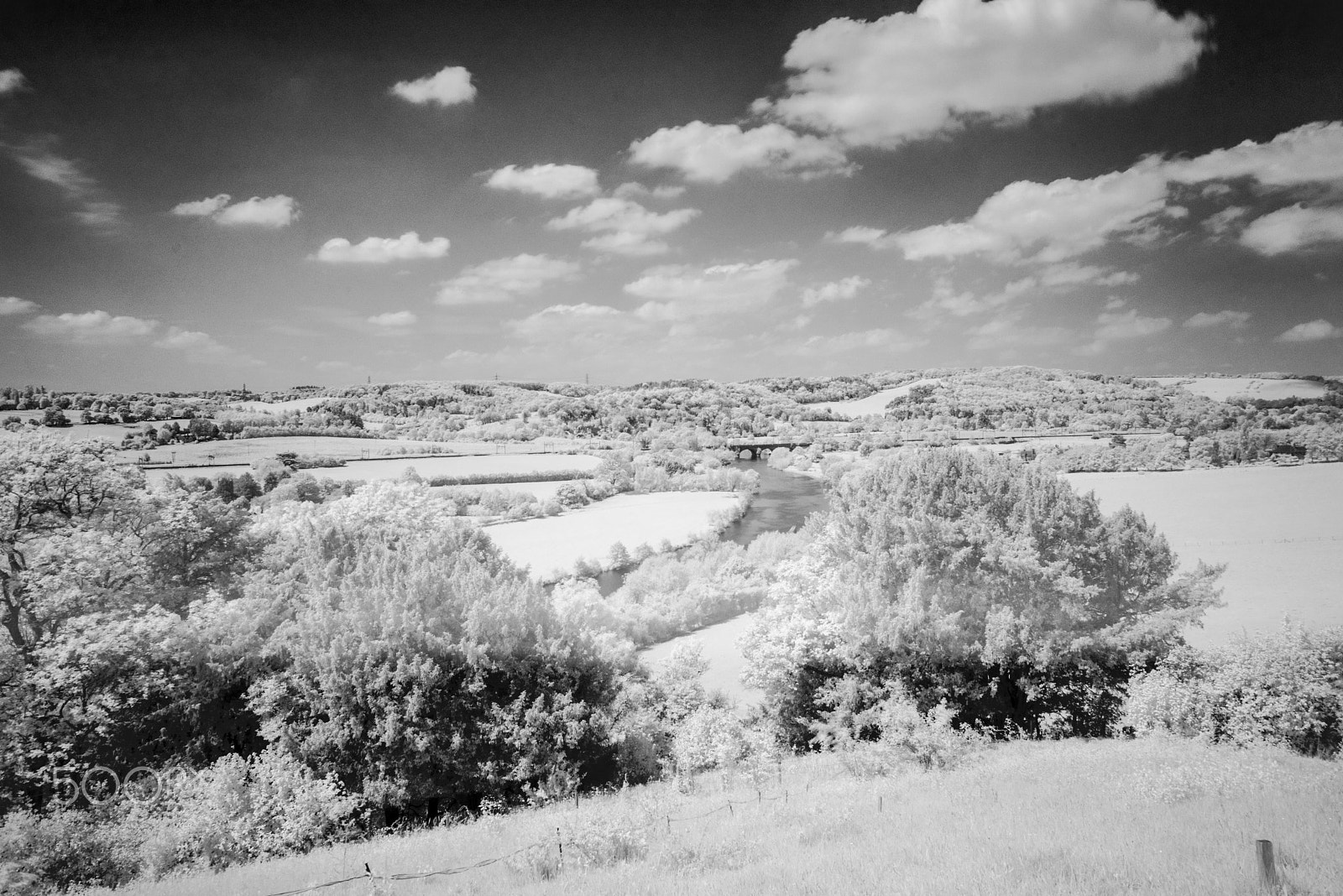 Nikon D810 + Nikon AF Nikkor 28mm F2.8D sample photo. Hartslock, oxfordshire, uk. infra-red. photography