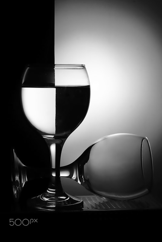 Sony Alpha DSLR-A300 + Minolta AF 50mm F1.7 sample photo. Still life with glass photography