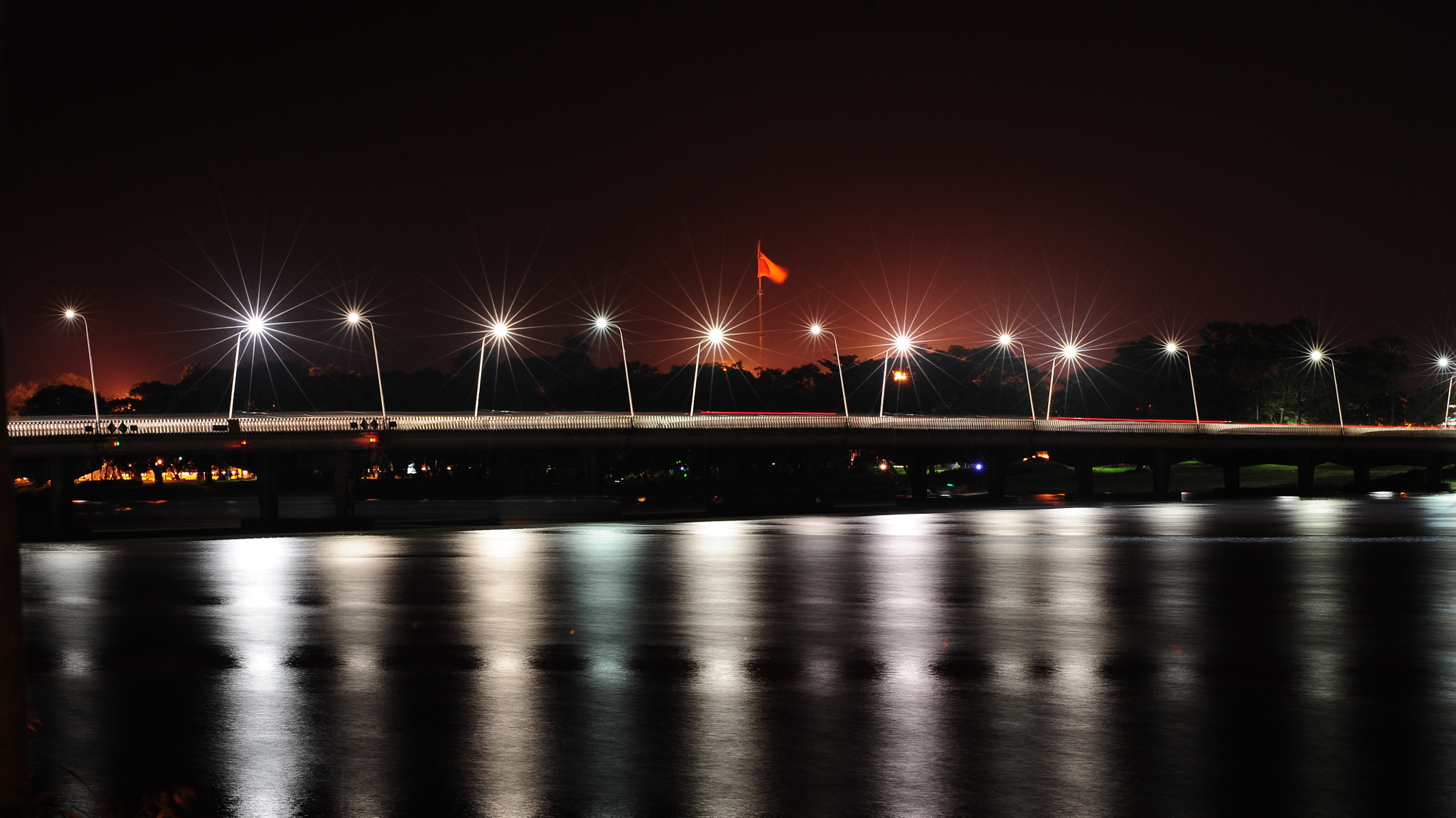 Nikon AF-Nikkor 80-200mm F2.8D ED sample photo. Viet nam - hue city - phu xuan bridge photography