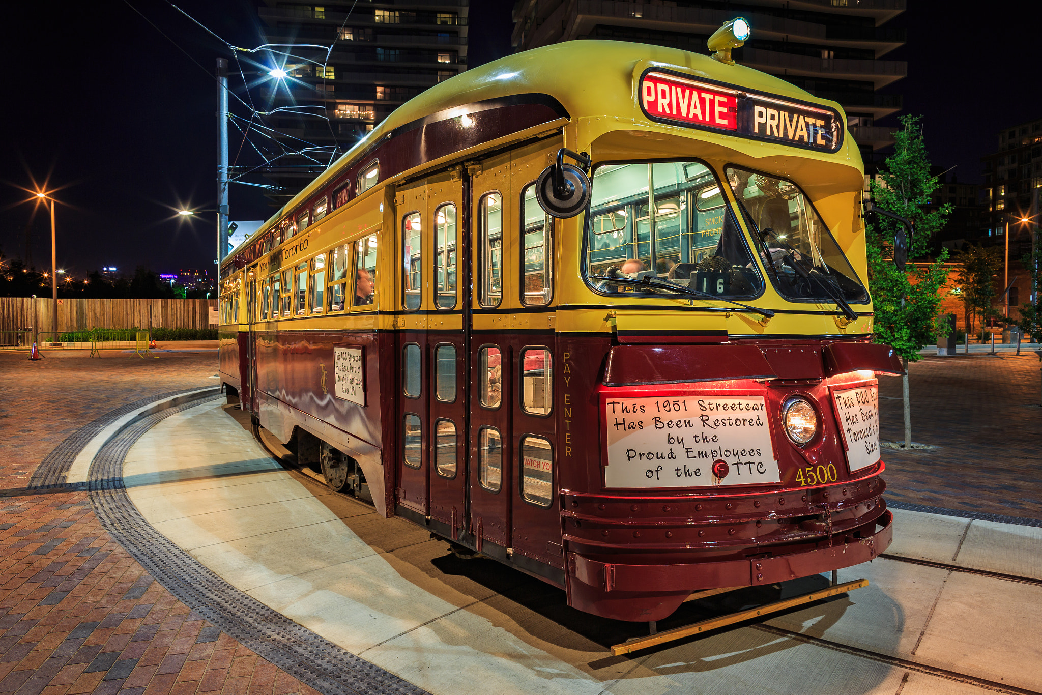 Canon EOS 6D + Canon EF 24mm f/1.4L sample photo. Pcc streetcar at distillery loop photography