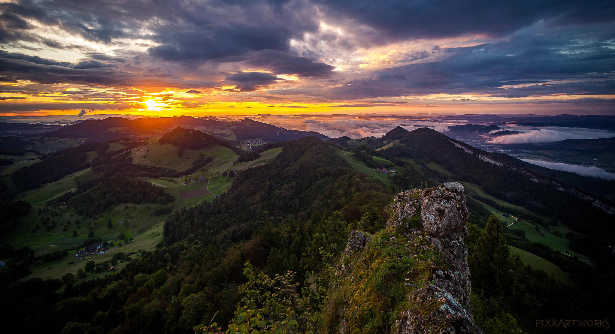Canon EF 20-35mm F3.5-4.5 USM sample photo. Belchenflue photography