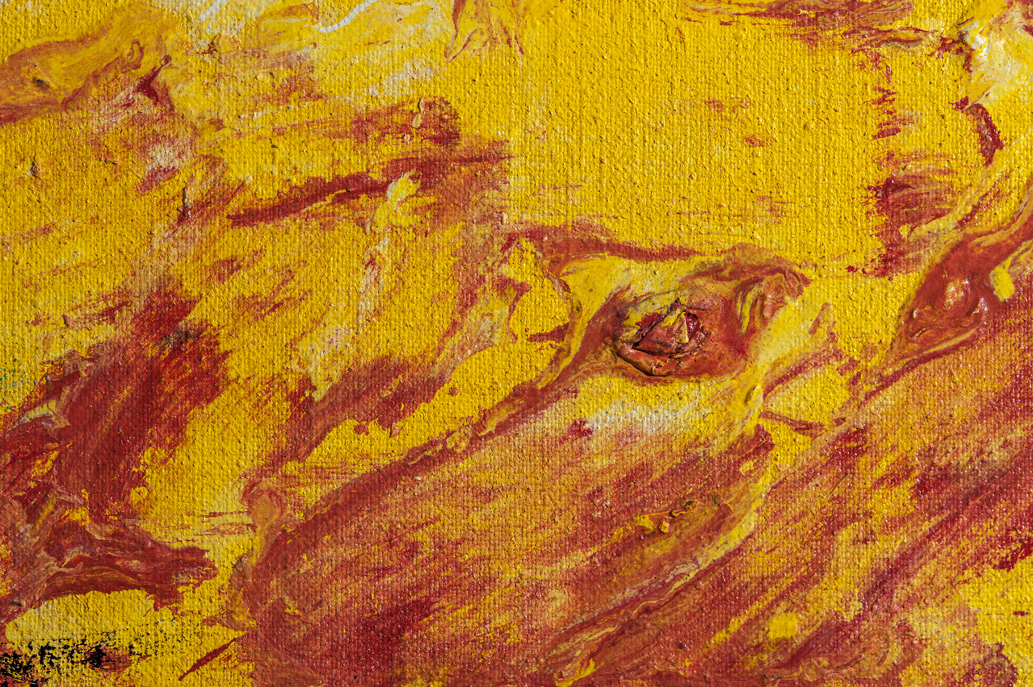 Nikon D700 + AF Micro-Nikkor 105mm f/2.8 sample photo. Painting abstract with oil paints photography