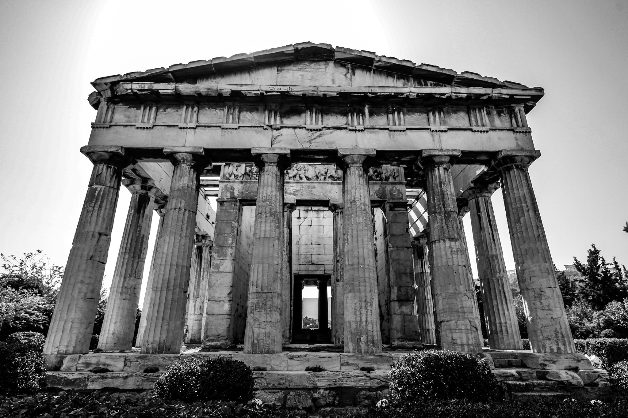 Canon EF-S 10-18mm F4.5–5.6 IS STM sample photo. Temple of hephaestus. photography