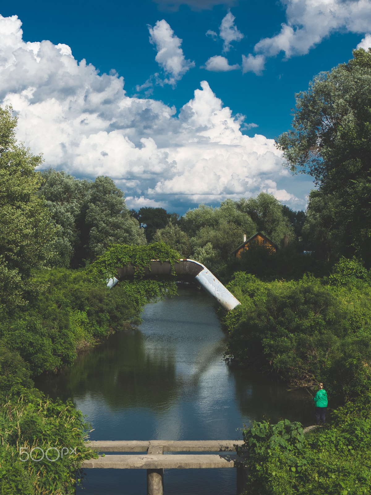 Pentax Q sample photo. Canal photography