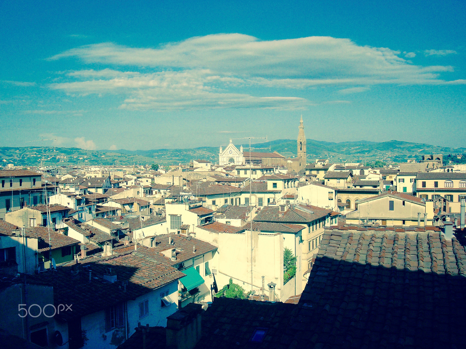 Sony DSC-W90 sample photo. Sui tetti di firenze photography