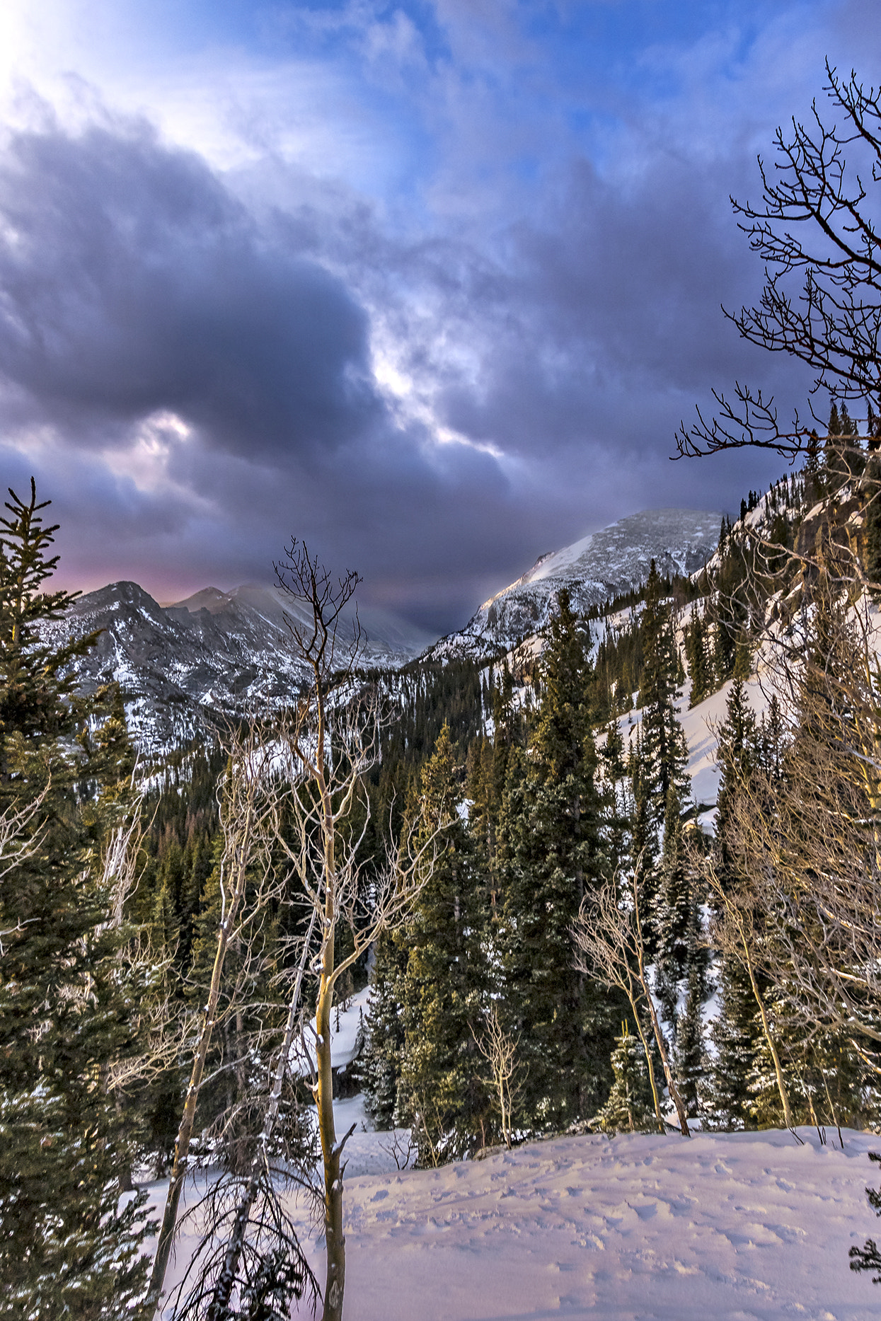 Sigma 10-20mm F3.5 EX DC HSM sample photo. Snowy hike photography